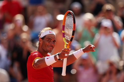 Rafael Nadal at the Paris Olympics 2024. (Photo: Getty)