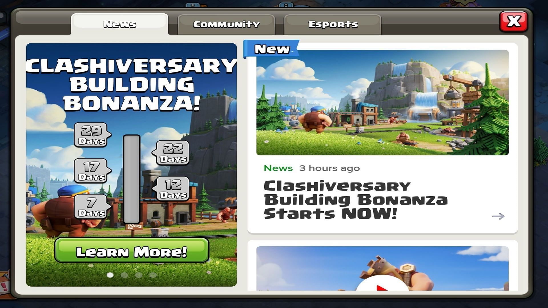 Supercell did not disclose the number of troop donations needed to unlock the first four milestones (Image via Supercell)