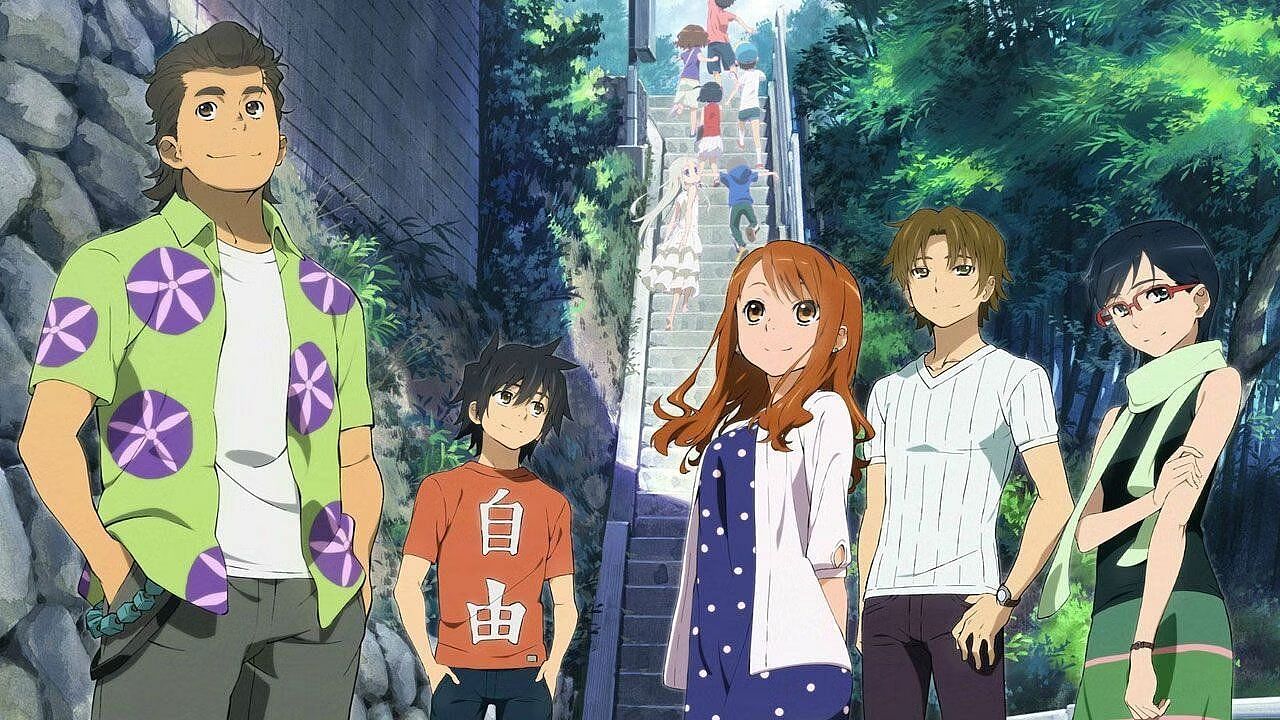 A visual of the Anohana anime, which has the same staff as the Fureru movie (Image via A-1 Pictures)