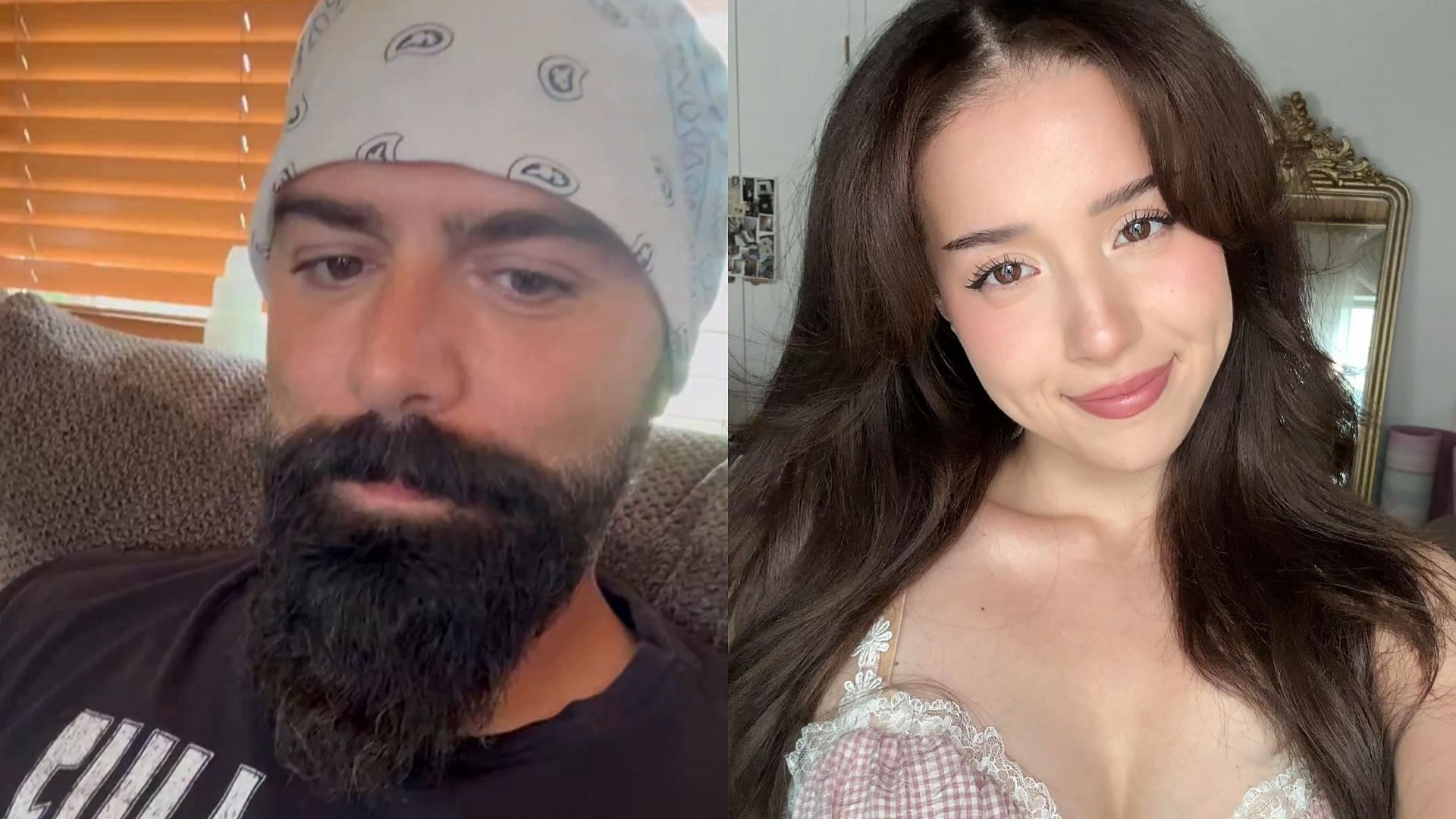 Keemstar recently cleared the air regarding a viral audio clip allegedly involving Pokimane saying the &quot;N-word&quot; (Image via pokimanelol/Instagram and KEEMSTAR/X)