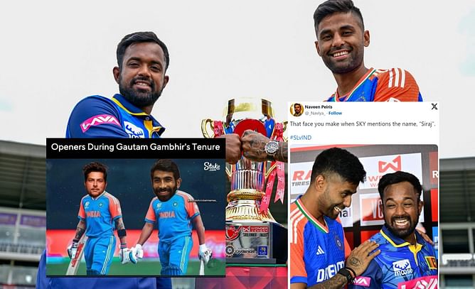 "Sky fast bowling, Hardik leg spin"- Top 10 funny memes ahead of India's T20I series against Sri Lanka