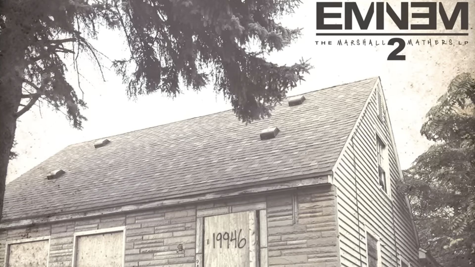 The official album cover for Marshall Mather&#039;s eighth studio album &#039;The Marshall Mathers LP 2&#039; (Image via YouTube/@eminem)