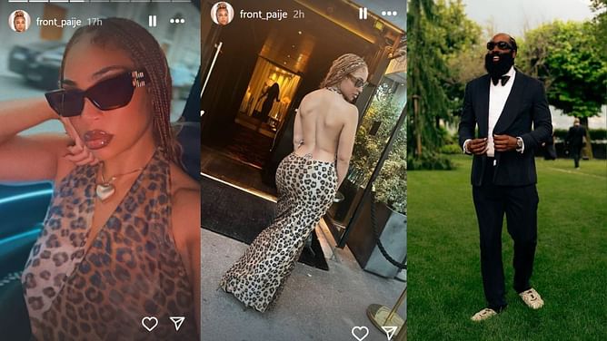 In Photos: James Harden's girlfriend Paije Speights rocks leopard print dress & stylish sunglasses while sharing shopping pics post-lost bag trouble