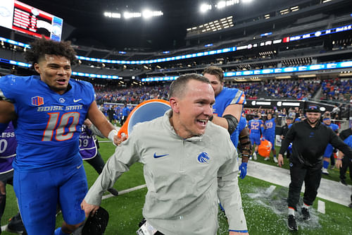 Boise State head coach Spencer Danielson