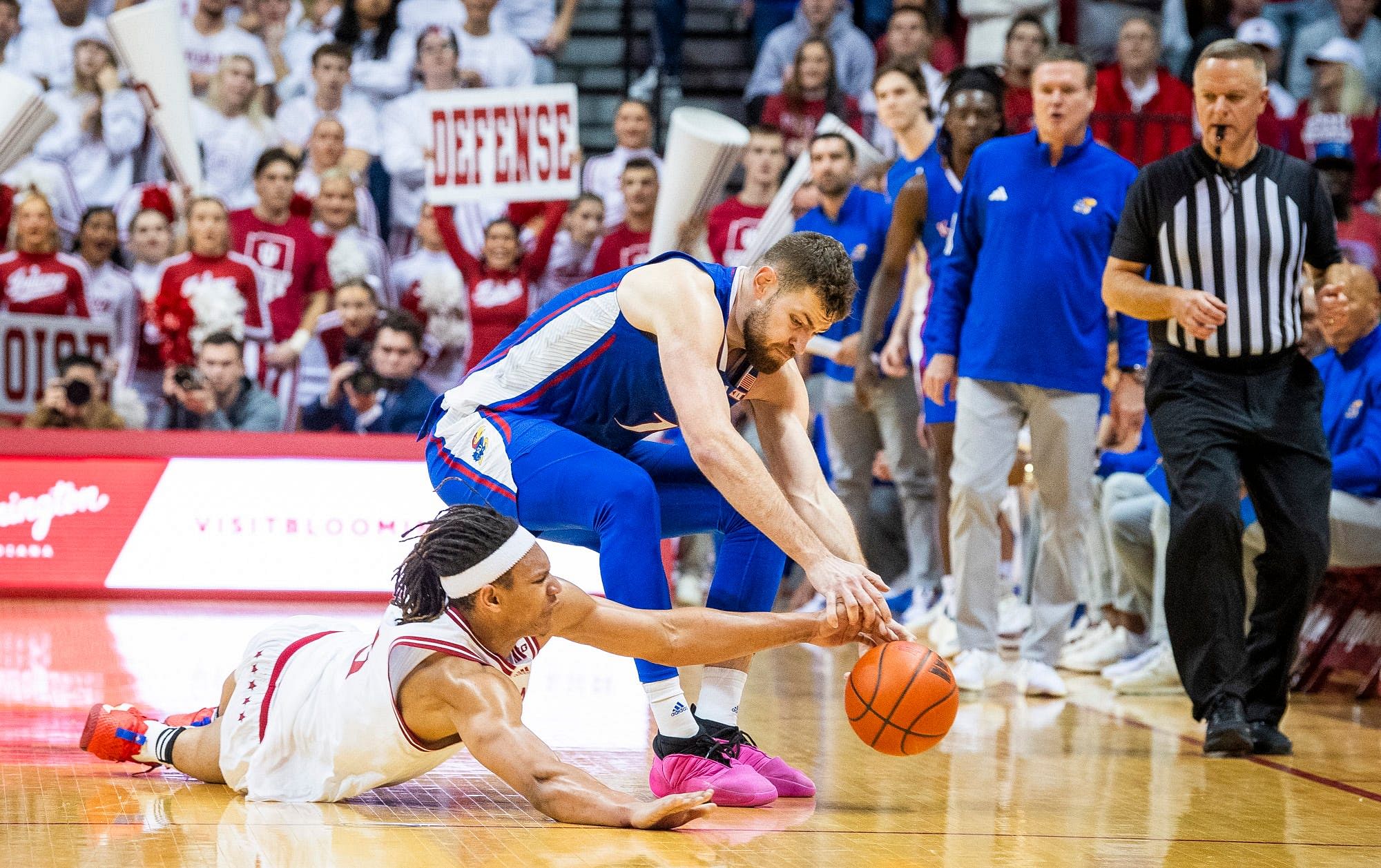 The Kansas Jayhawks will meet nonconference foes North Carolina, Michigan State, Duke, NC State and Creighton in the 2024-25 NCAA men&#039;s basketball season (Image Source: IMAGN)