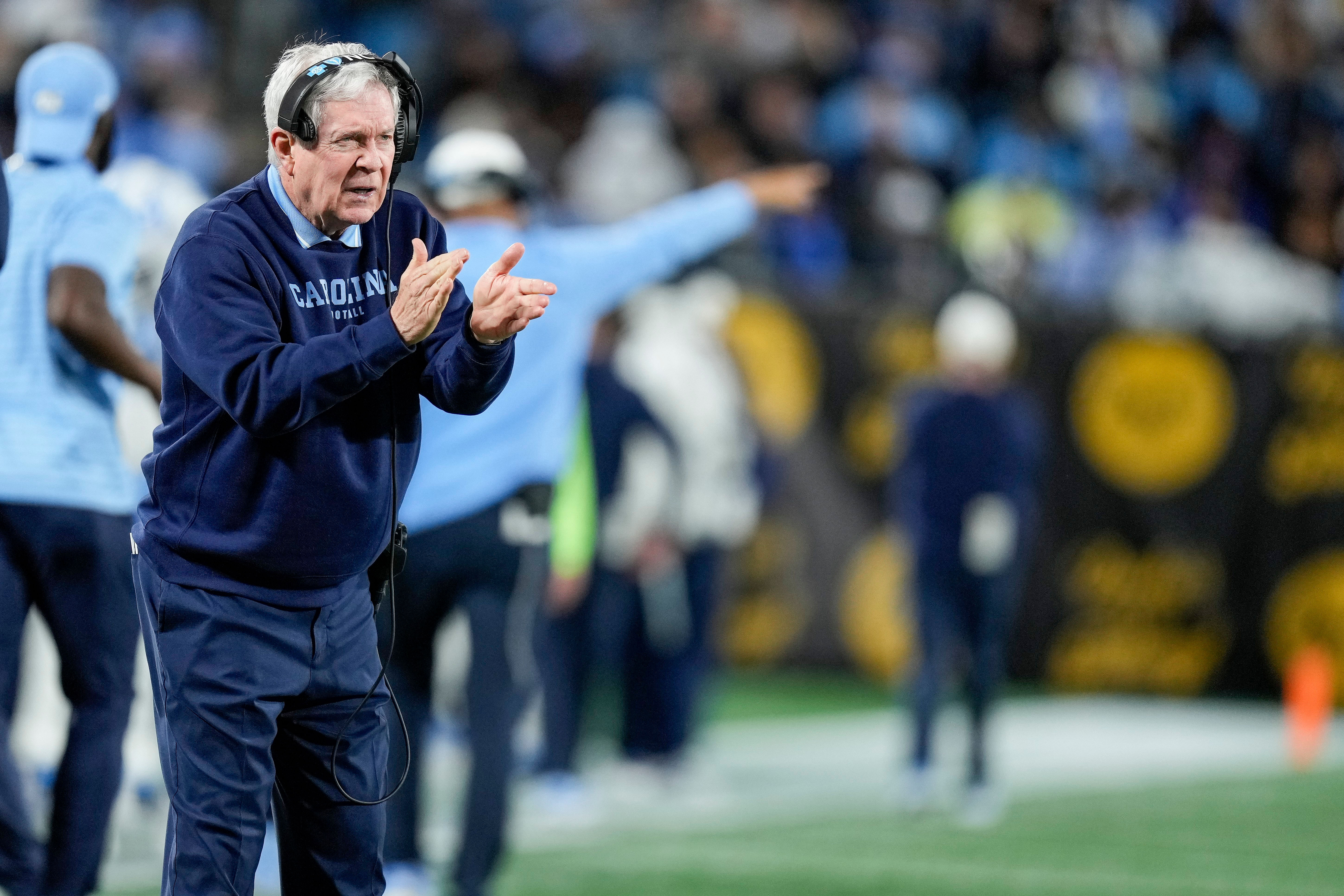 North Carolina HC Mack Brown (Source: Imagn)