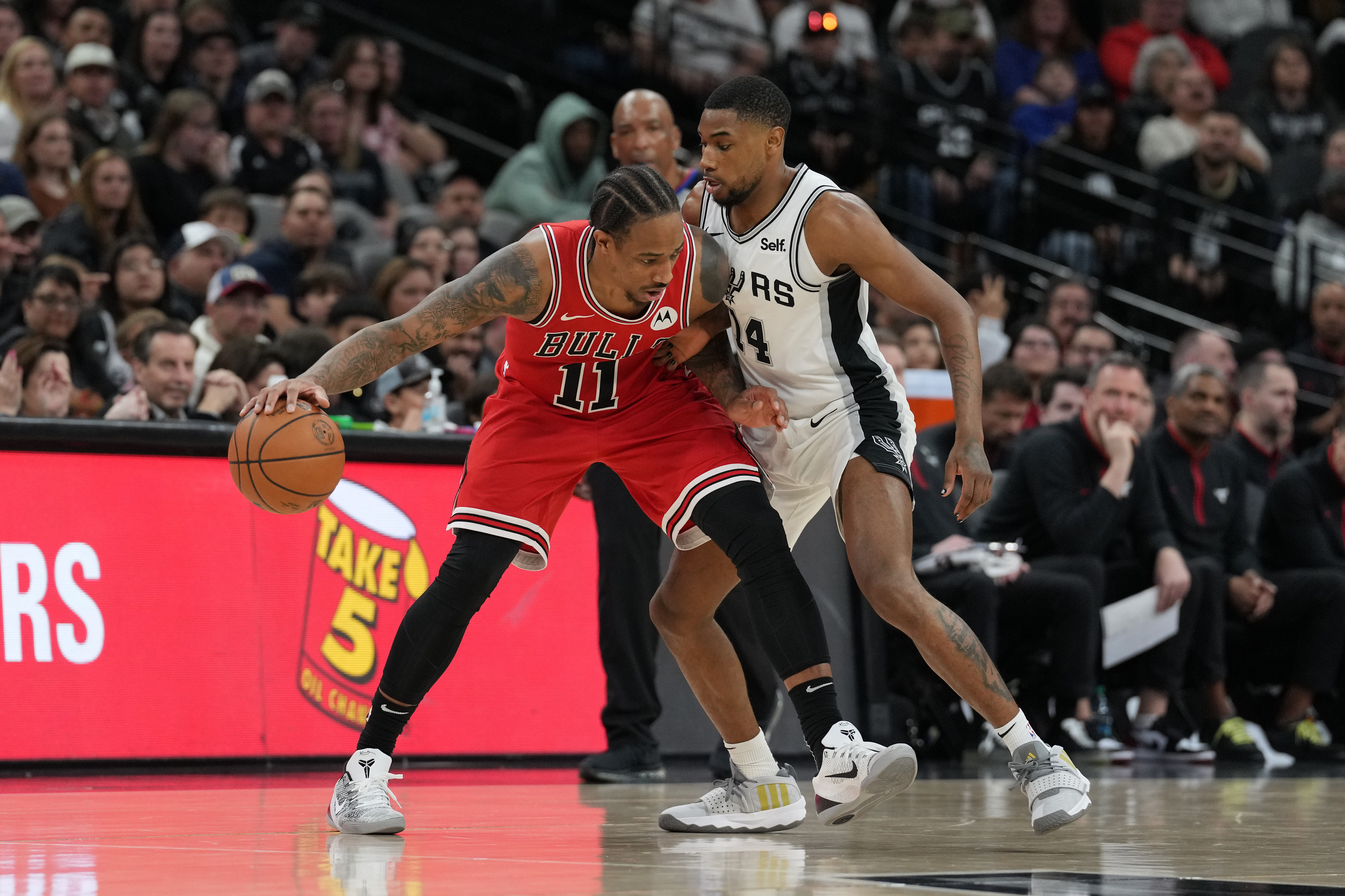 NBA: Chicago Bulls at San Antonio Spurs