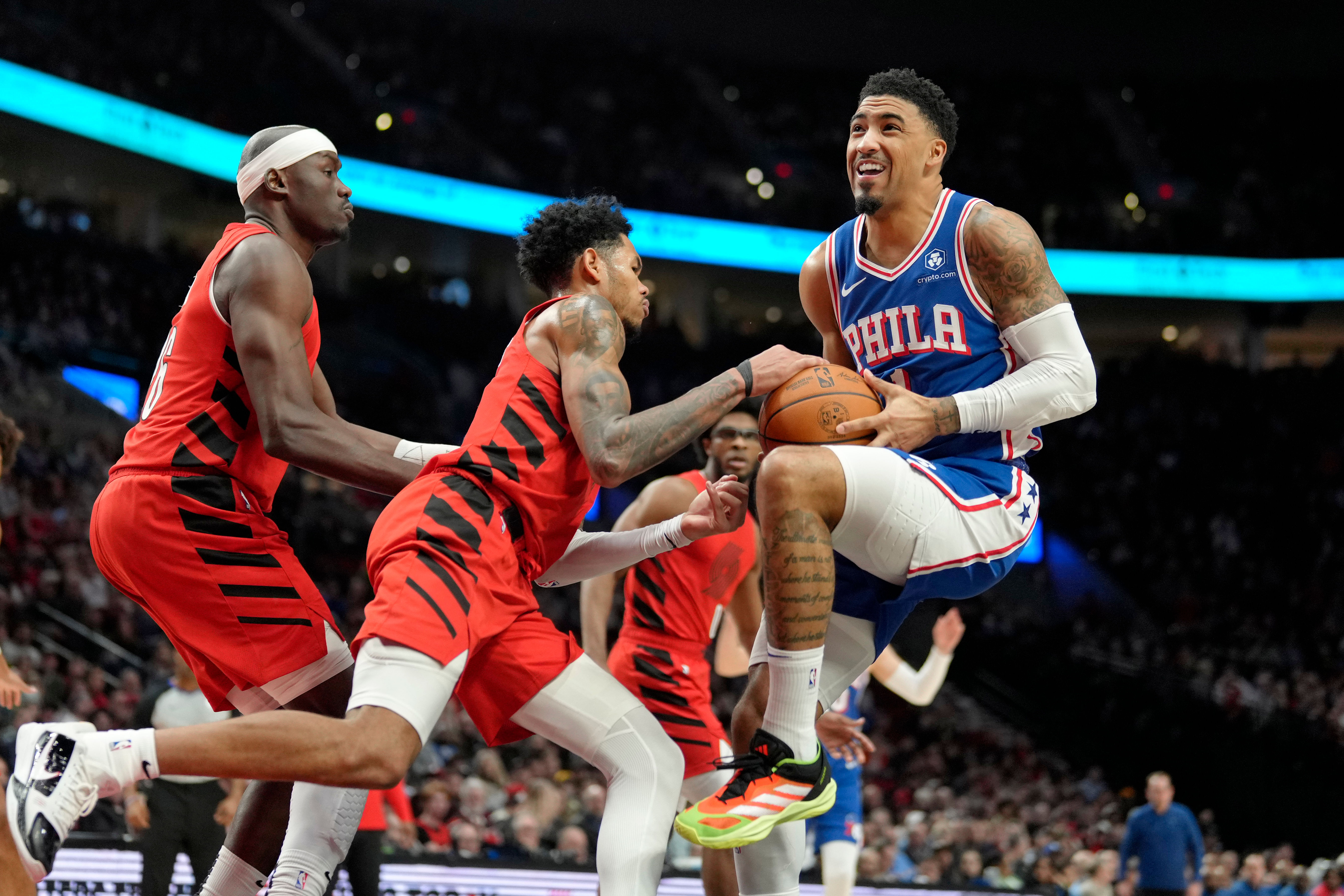 NBA: Philadelphia 76ers at Portland Trail Blazers