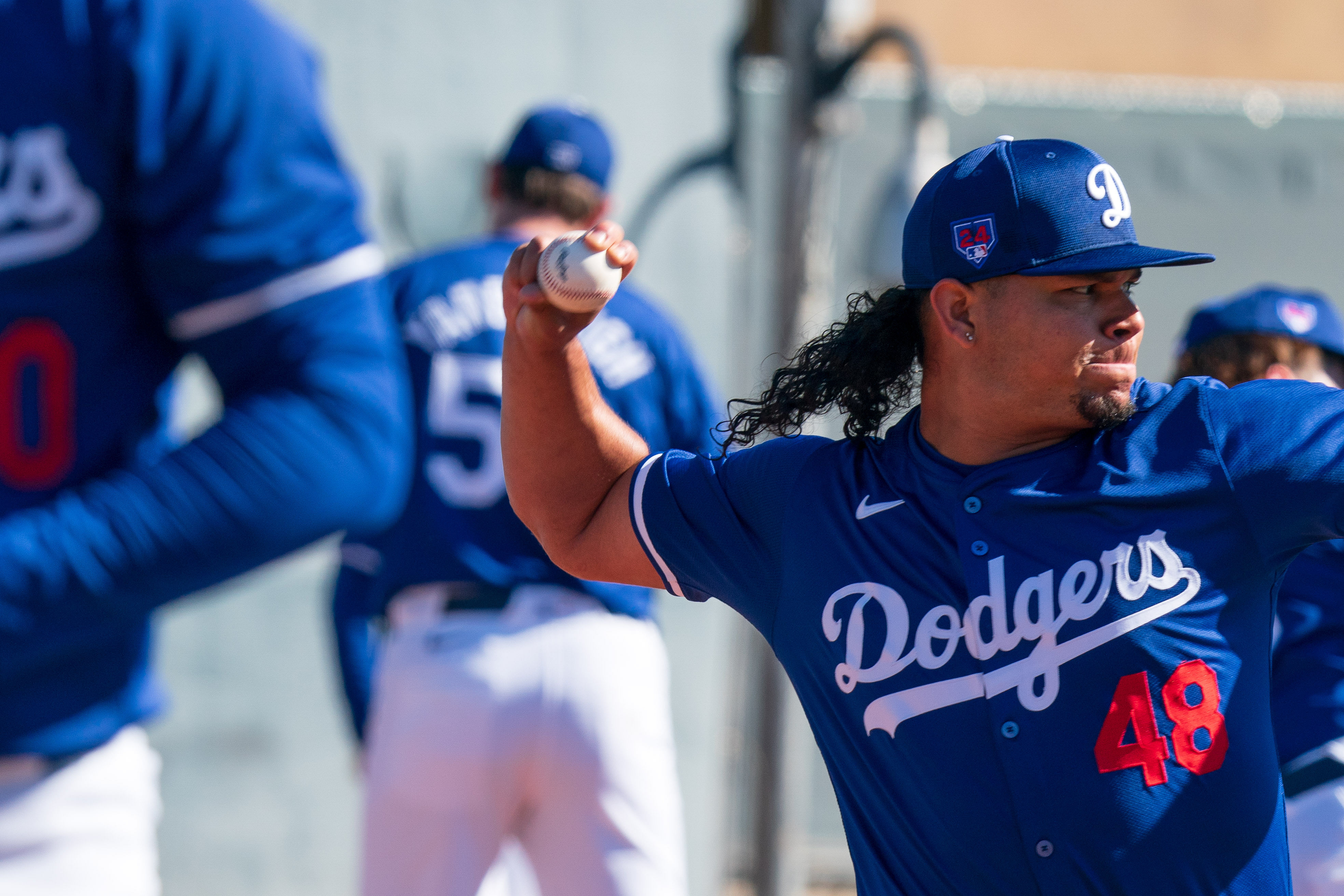 MLB: Los Angeles Dodgers&mdash;Workouts. (Credit: IMAGN)