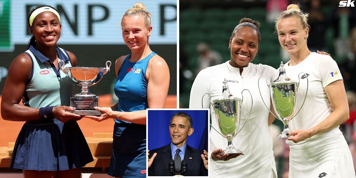 Katerina Siniakova wins Wimbledon doubles title with Taylor Townsend after French Open triumph with Coco Gauff (Source: Getty)