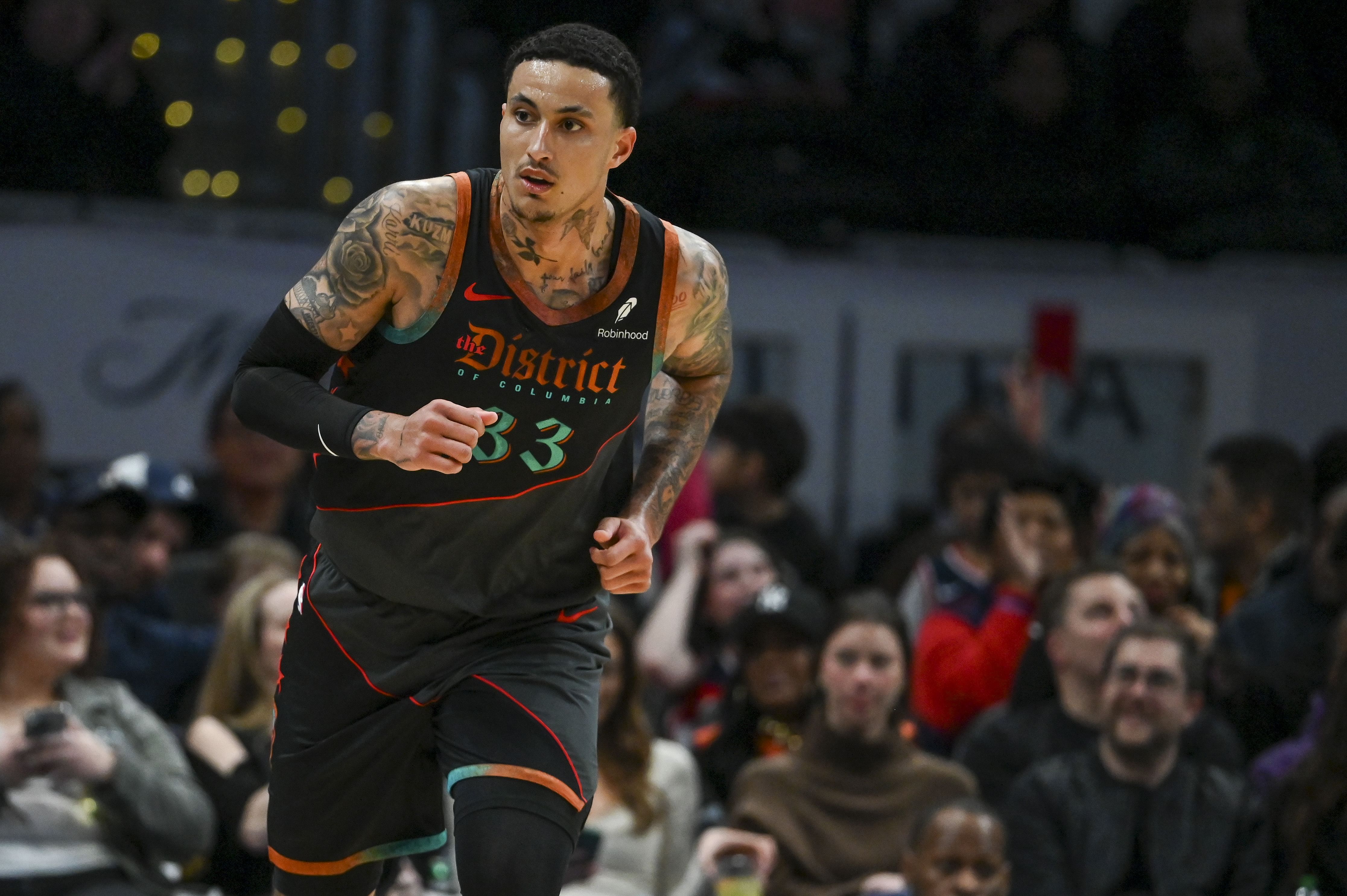 Kyle Kuzma is linked to a potential LA Lakers return. (Photo: IMAGN)