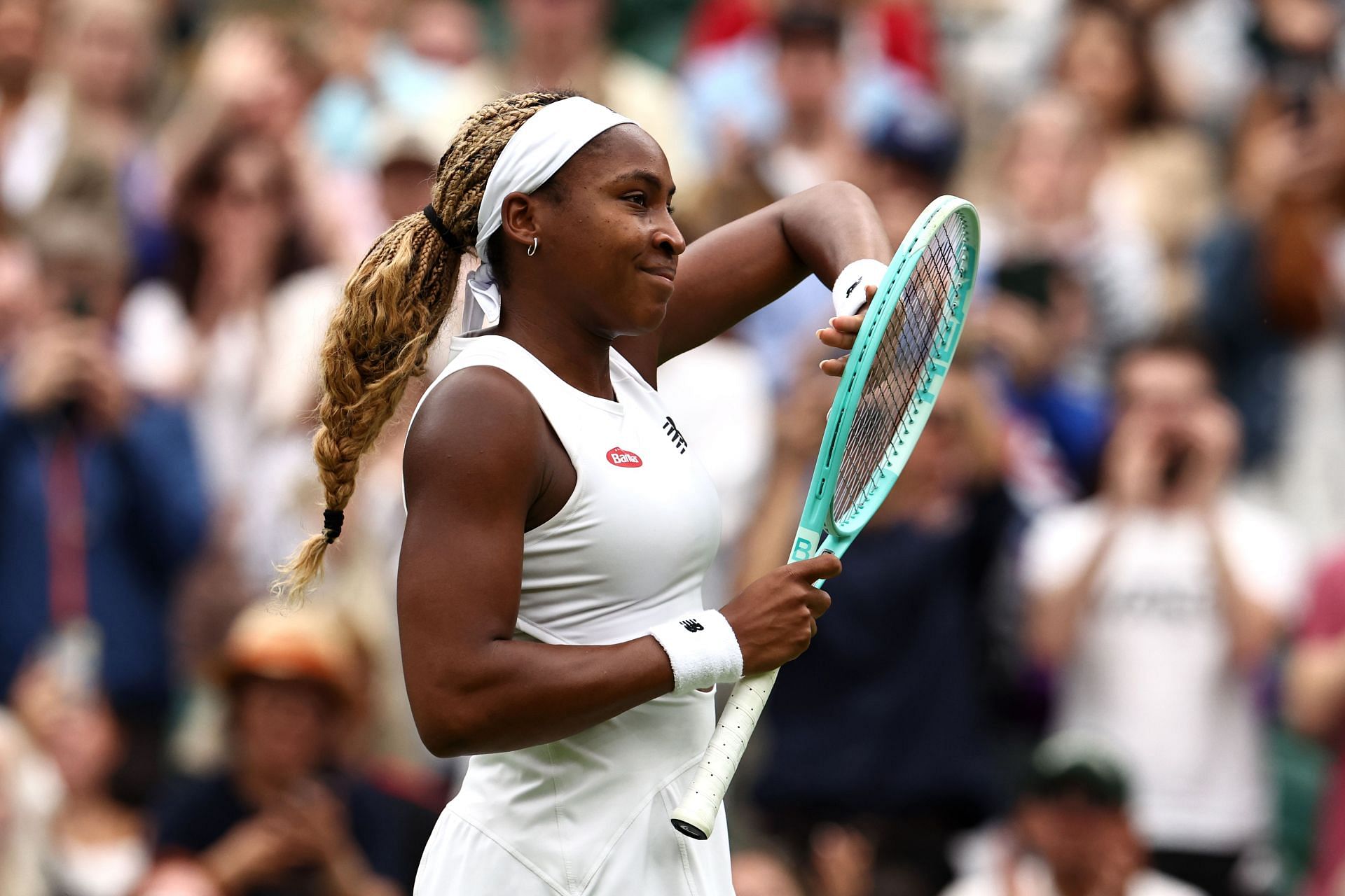 Coco Gauff at The Championships - Wimbledon 2024 (IMAGE: GETTY)