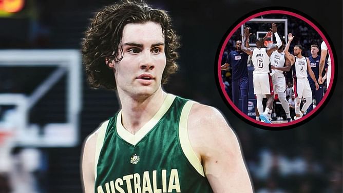 "Thrown together, never played together" - Josh Giddey has fighting words for Team USA as he leads Australia into Olympics