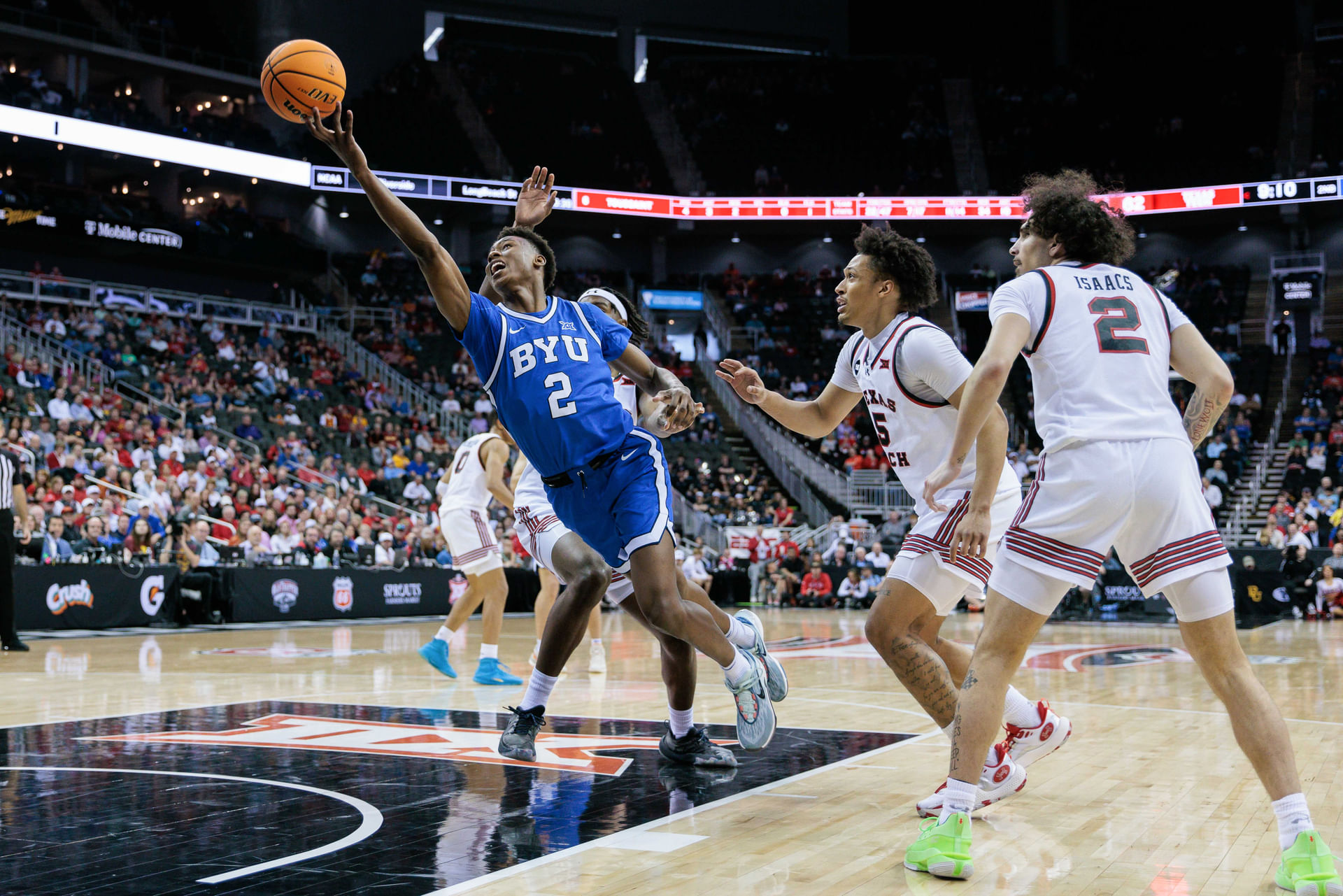 Big 12 Tournament quarterfinal: BYU vs. Texas Tech