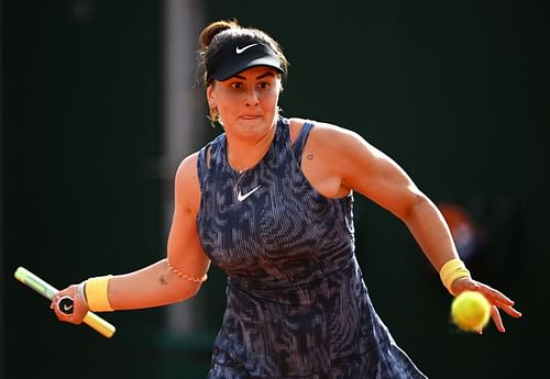 Bianca Andreescu at the 2024 French Open. (Photo: Getty)