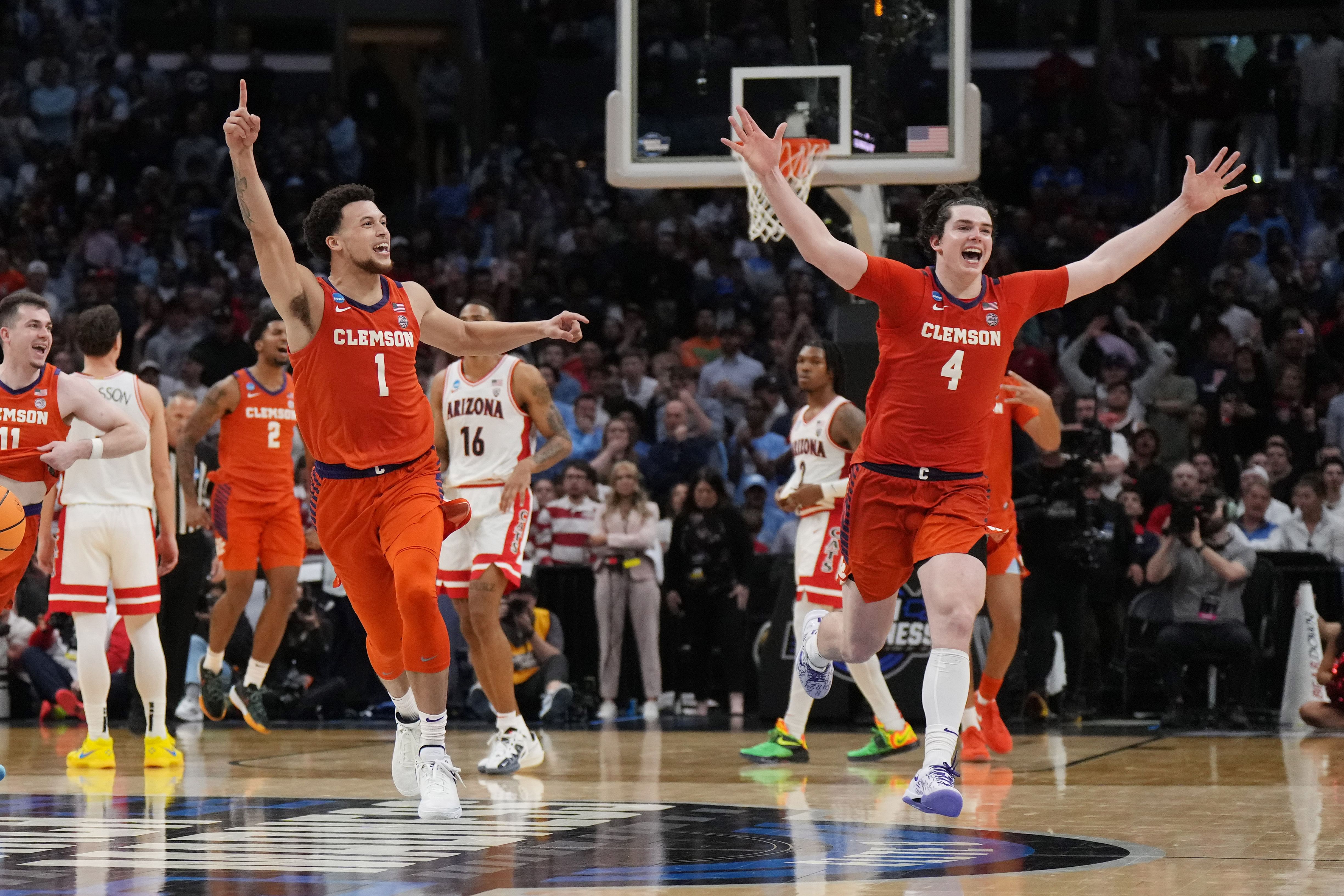 Chase Hunter and Ian Schieffelin will lead Clemson in the 2024-25 NCAA basketball season. (Image Source: IMAGN)