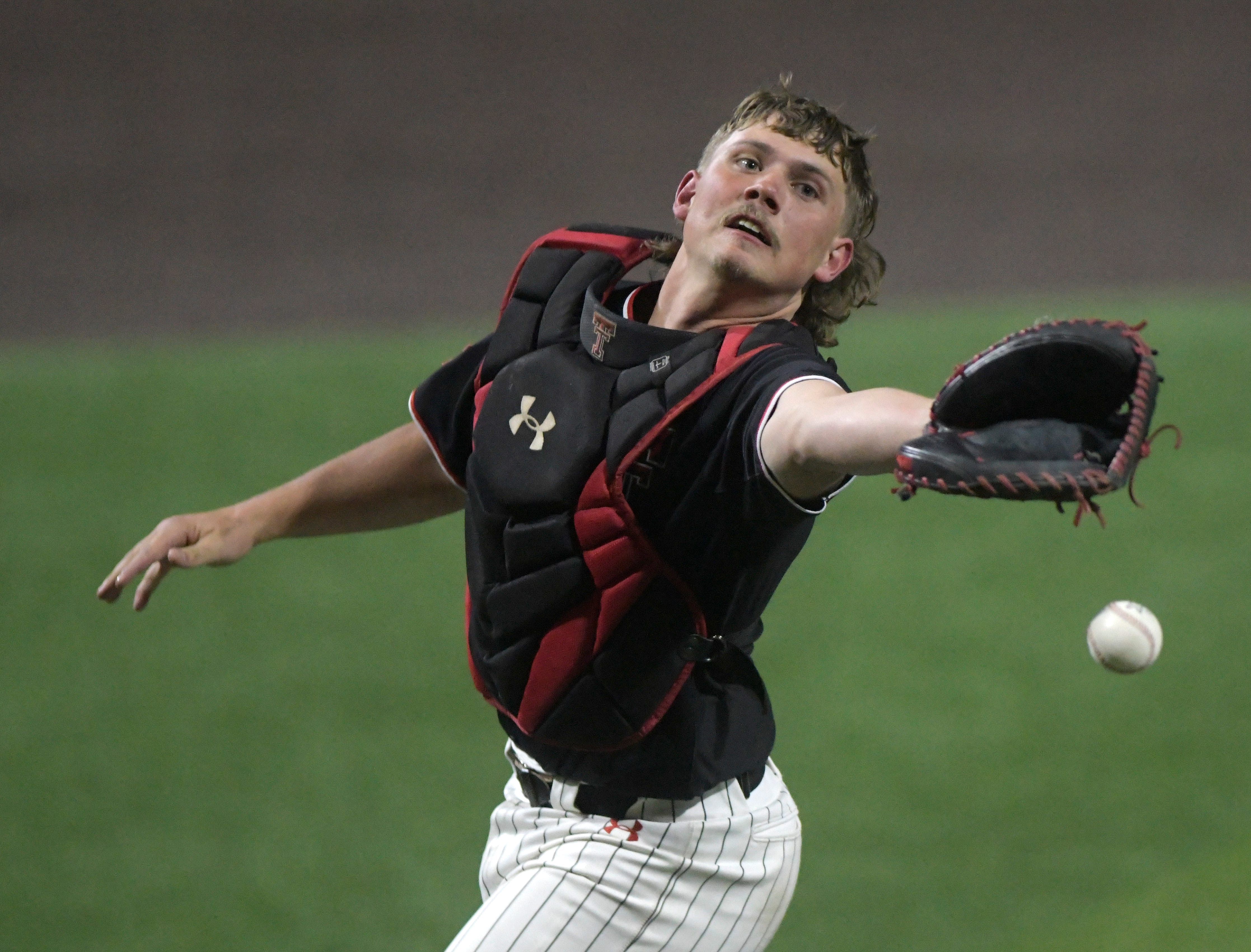 Kevin Bazzell scored 37 runs with six home runs for Texas Tech this past season. (Image Source: IMAGN).