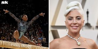 "An honor to be so close" - Lady Gaga takes joy in Simone Biles' almost flawless balance beam performance at Paris Olympics