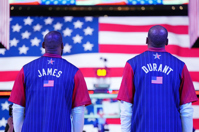 In Photos: LeBron James, Kevin Durant & other Team USA players' sneakers worn during Olympic basketball game vs Serbia