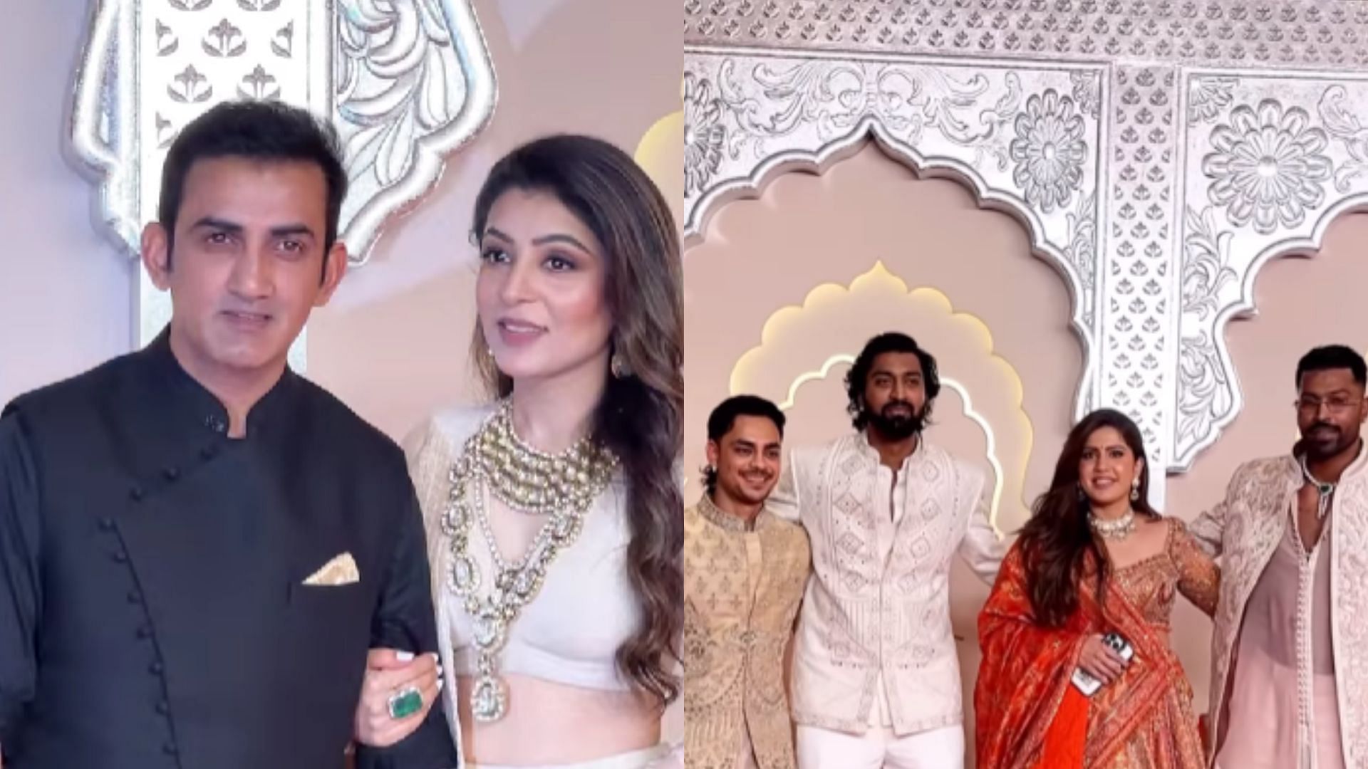 Several cricketers marked their attendance in the wedding (Image: @viralbhayani on Instagram)