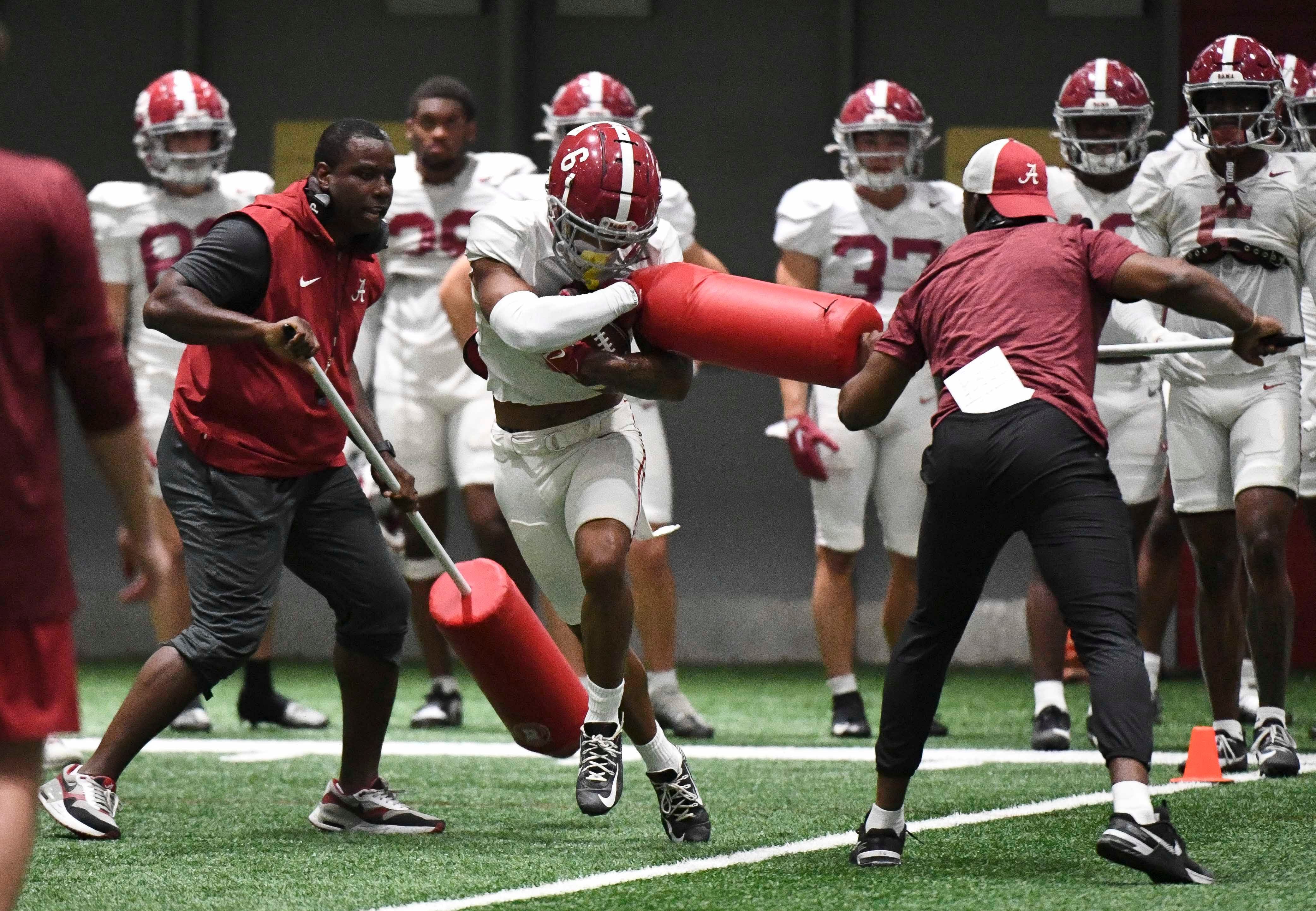 Alabama practicing ahead of the 2024 season