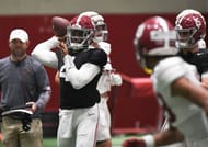 Alabama QB Jalen Milroe could be one of the top SEC QBs in 2024 (Photo Credit: Tuscaloosa News)