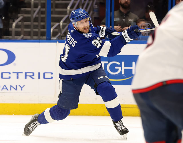 NHL: Columbus Blue Jackets at Tampa Bay Lightning