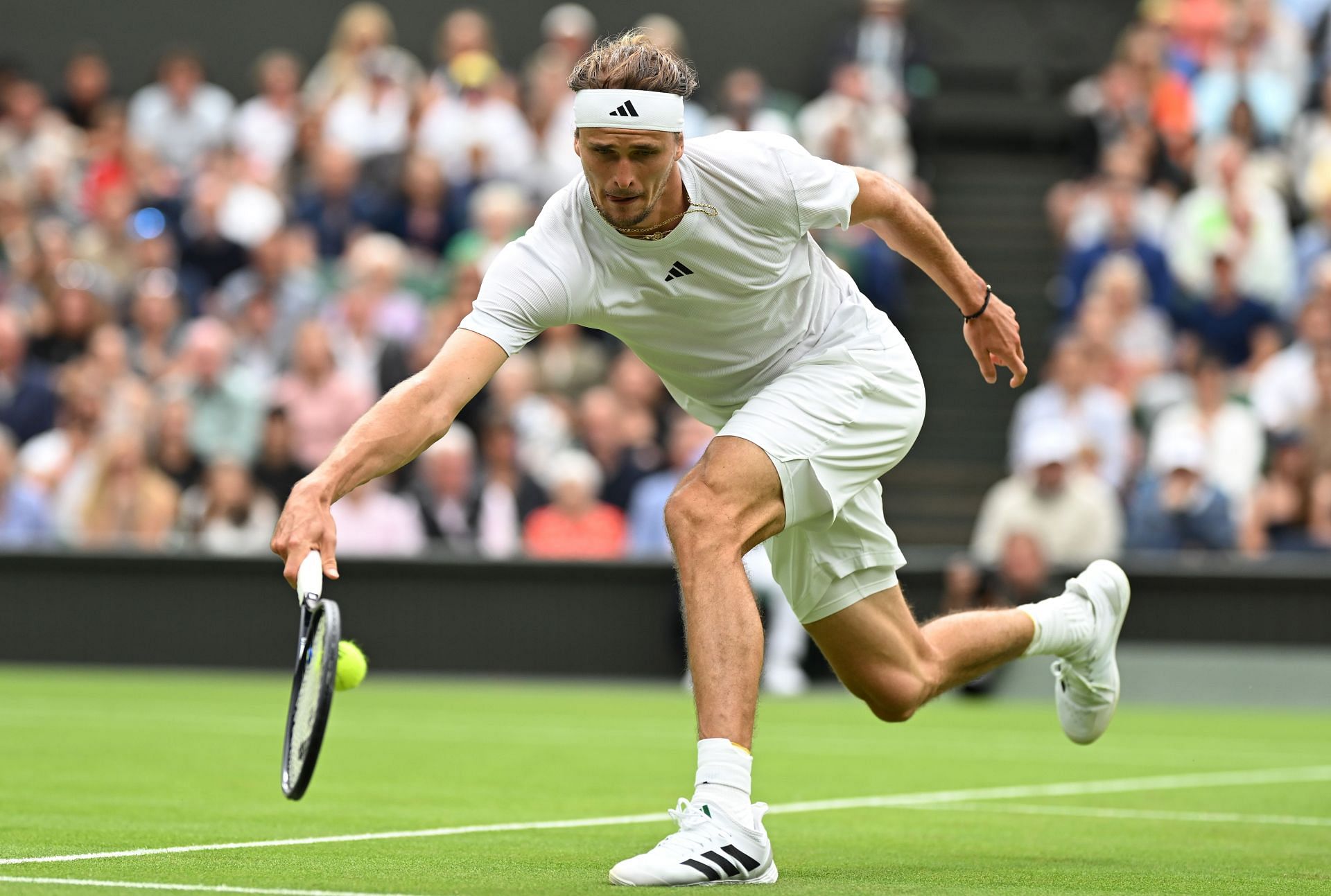 Alexander Zverev at The Championships - Wimbledon 2024. (Source: GETTY)