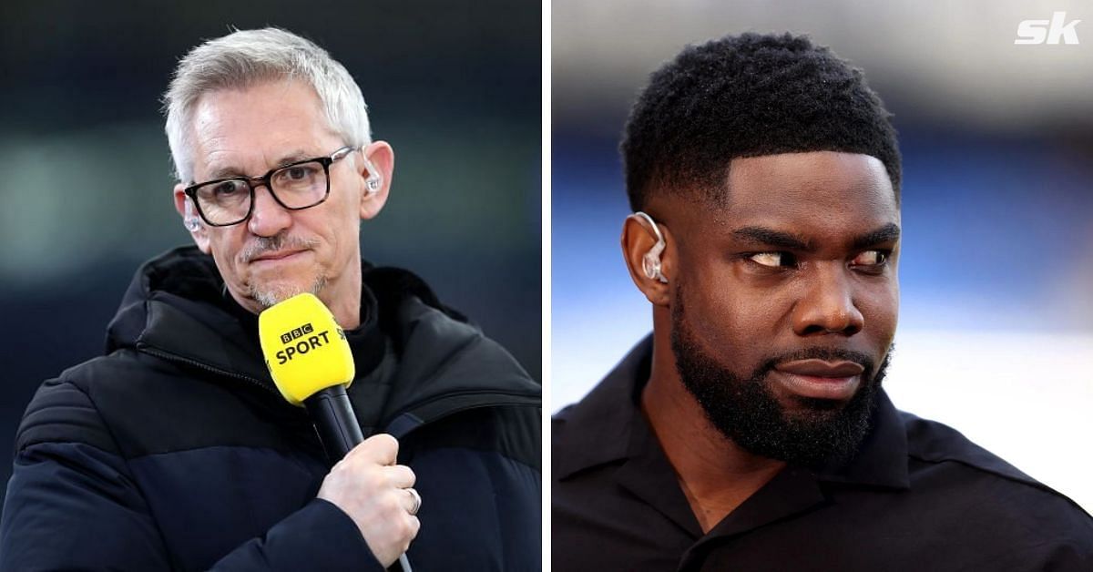 Gary Lineker (lett) and Micah Richards