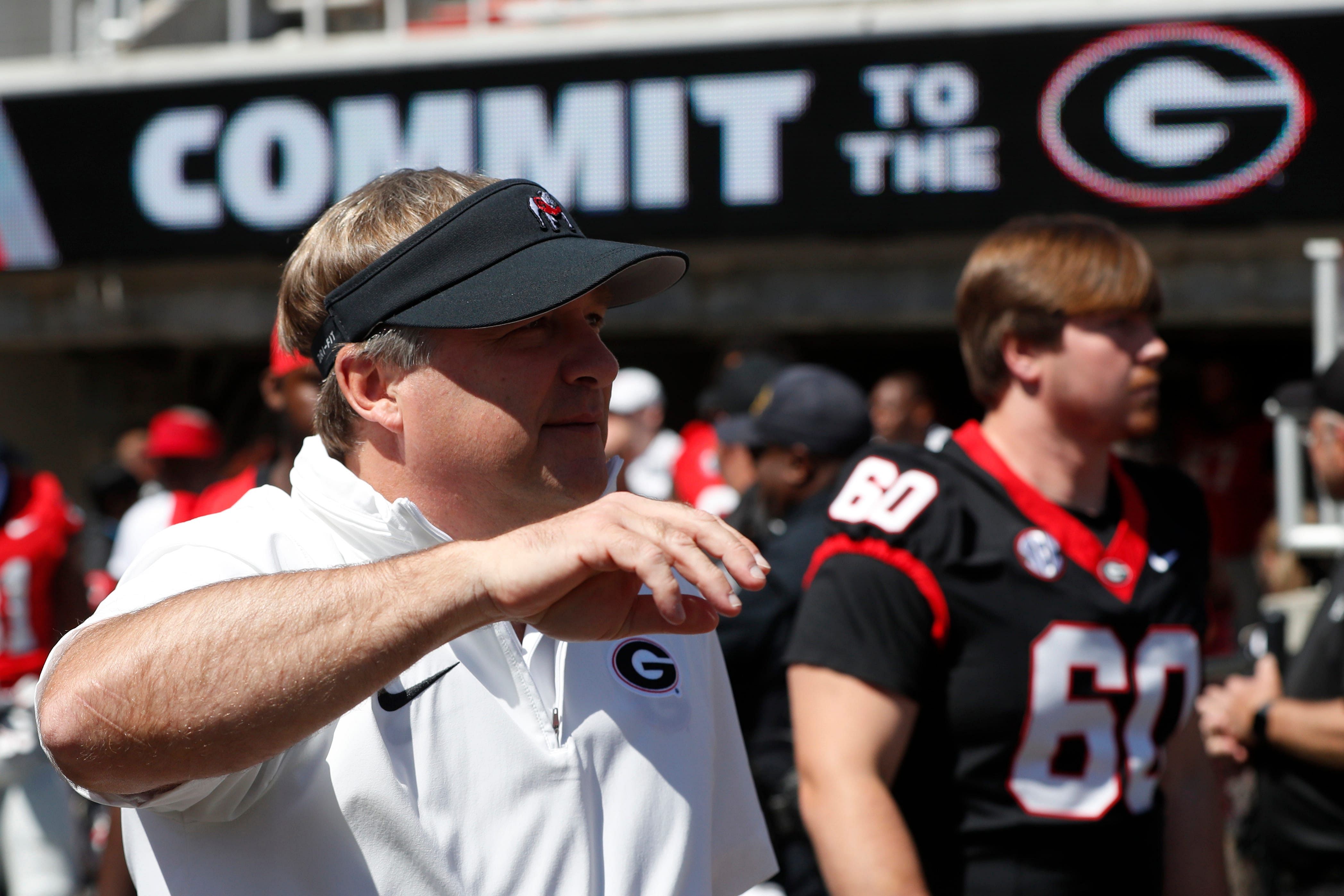 As in real life for Kirby Smart, assembling a dynasty on College Football 25 is much easier with Georgia than with, say, Vanderbilt. (Photo credit: IMAGN)