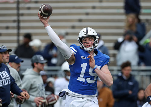 Penn State QB Drew Allar is under plenty of pressure in 2024 (Photo credit: IMAGN)