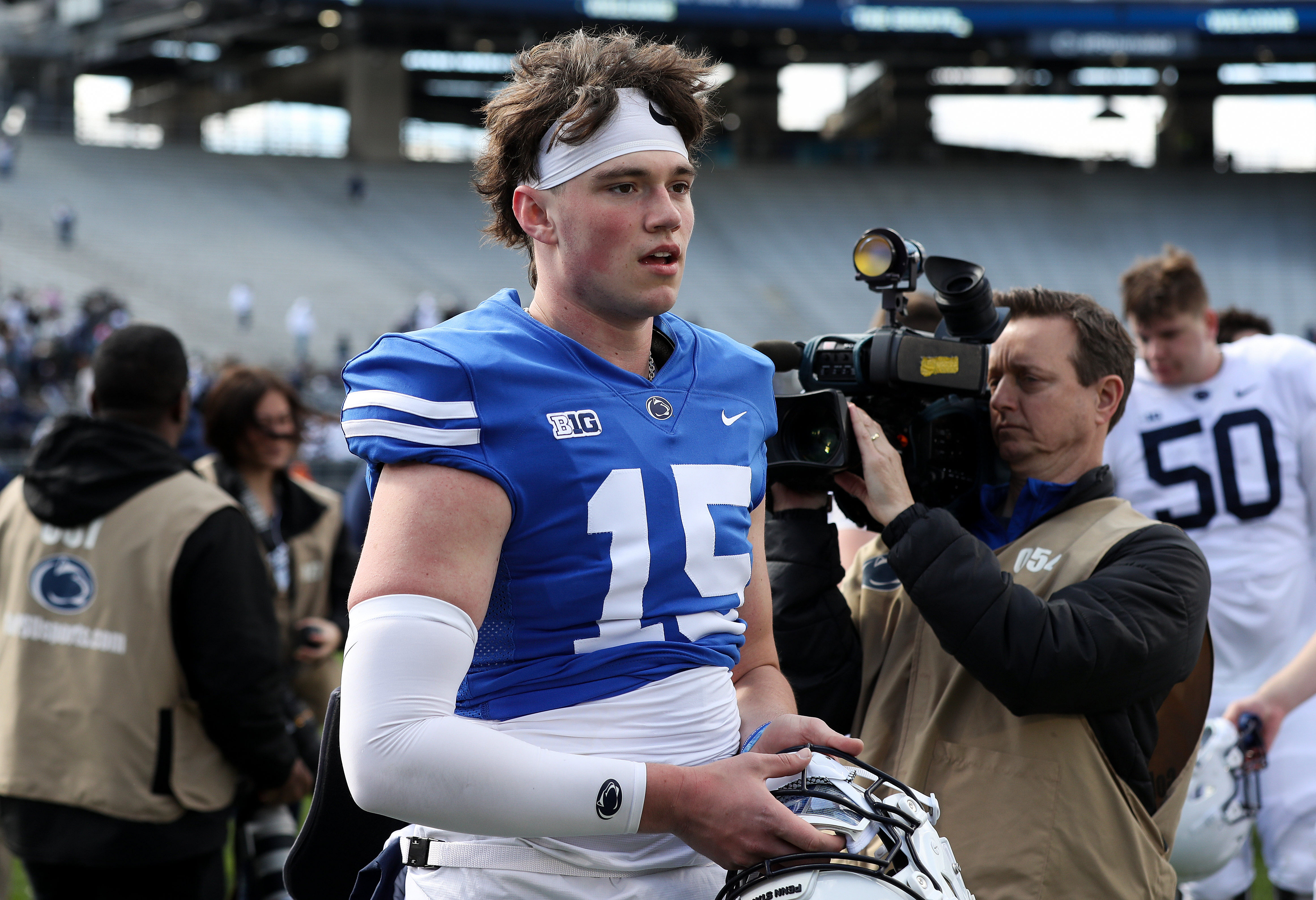 Drew Allar; NCAA Football: Penn State Spring Game