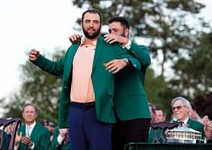 "Just chills in a little corner"- Scottie Scheffler on where he's kept his 2024 Masters pin in his trophy room