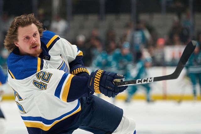 NHL: St. Louis Blues at San Jose Sharks