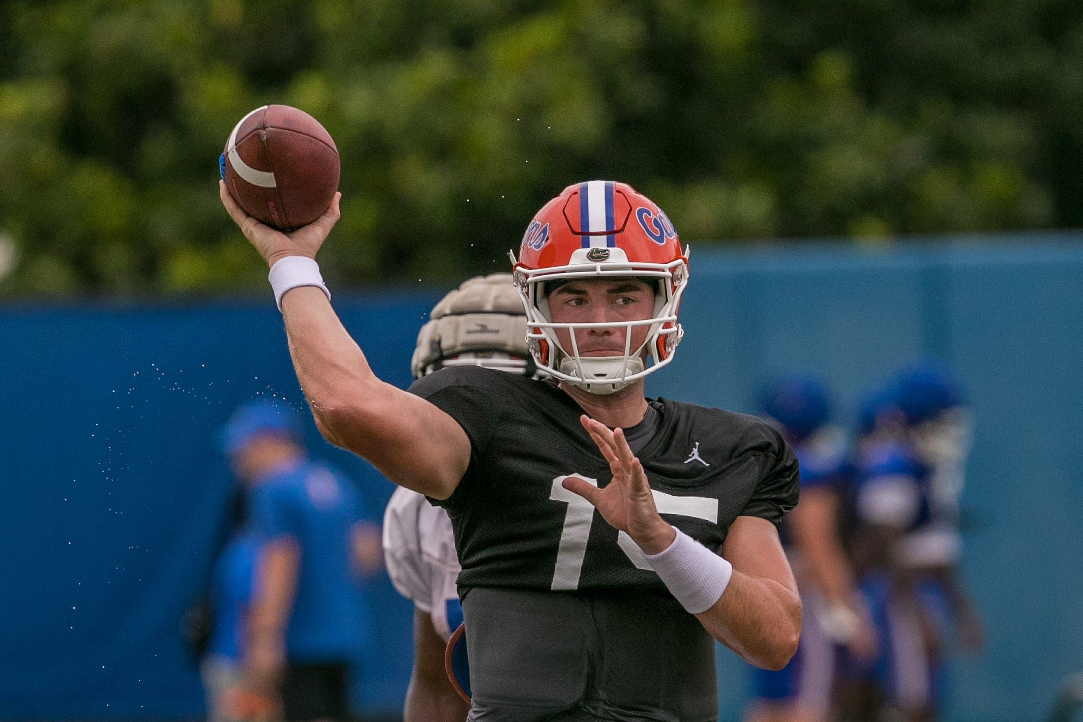 Florida QB Graham Mertz is under plenty of pressure in 2024. (Photo Credit: Gainesville Sun)