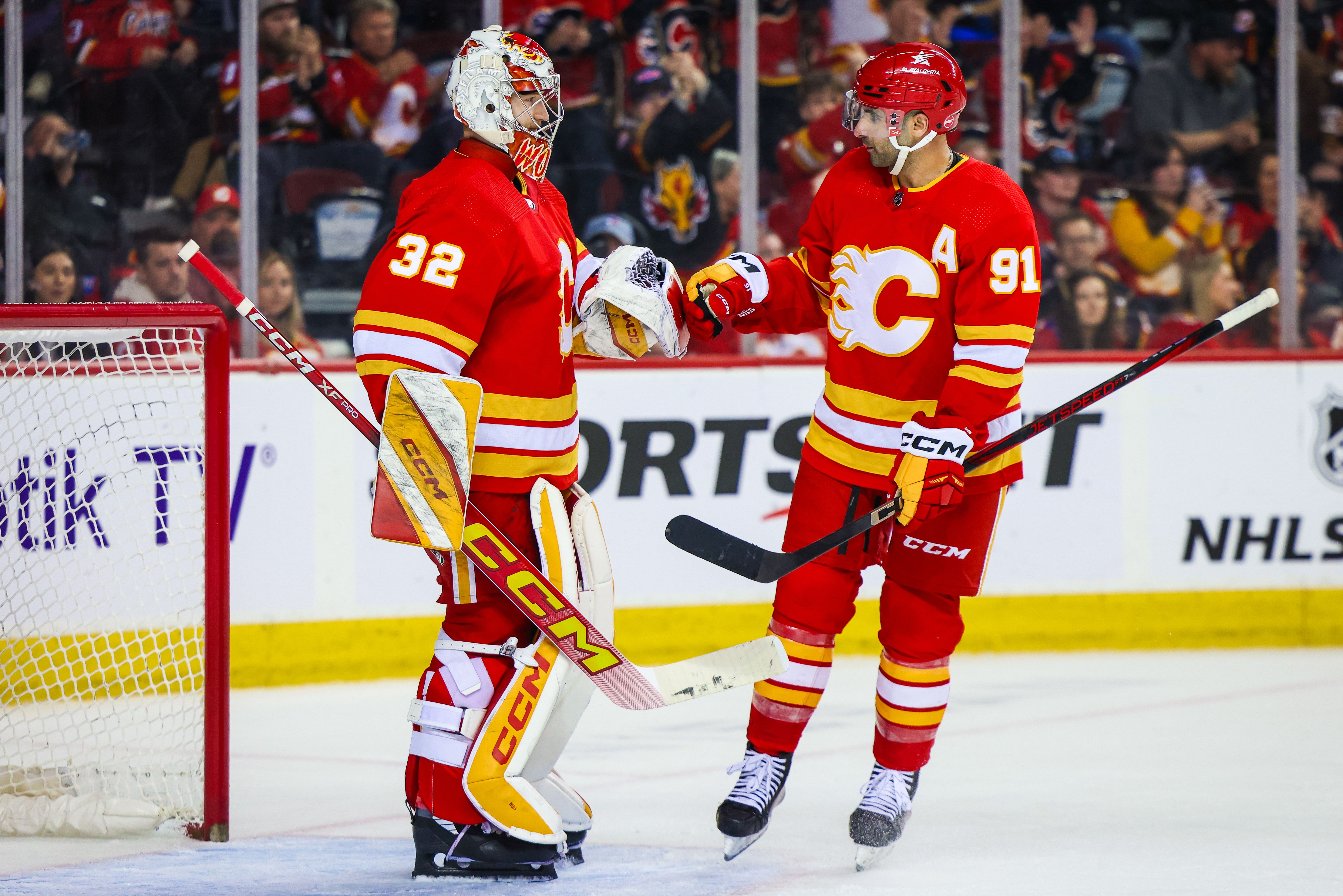NHL: San Jose Sharks at Calgary Flames