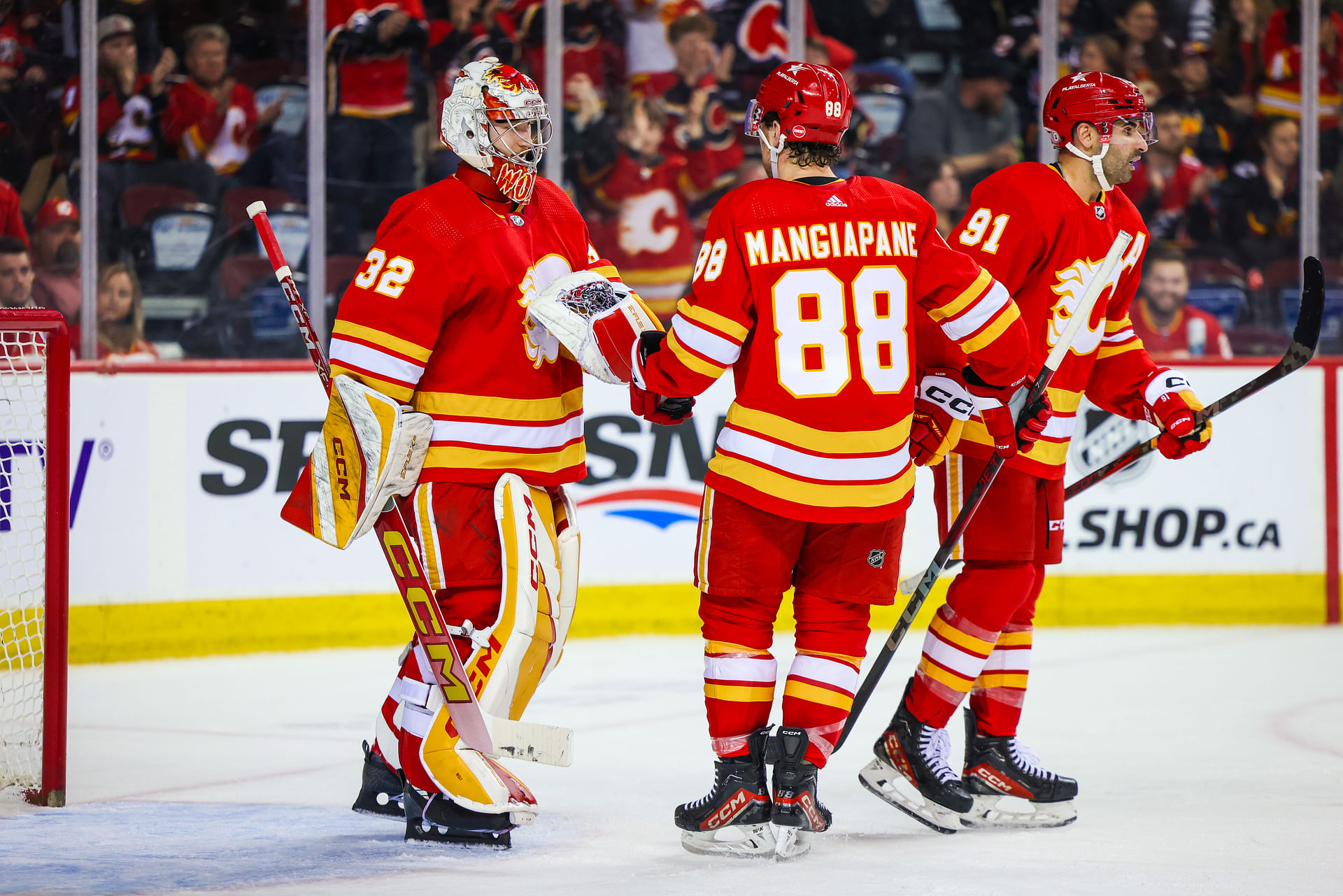 NHL: San Jose Sharks at Calgary Flames - Source: Imagn
