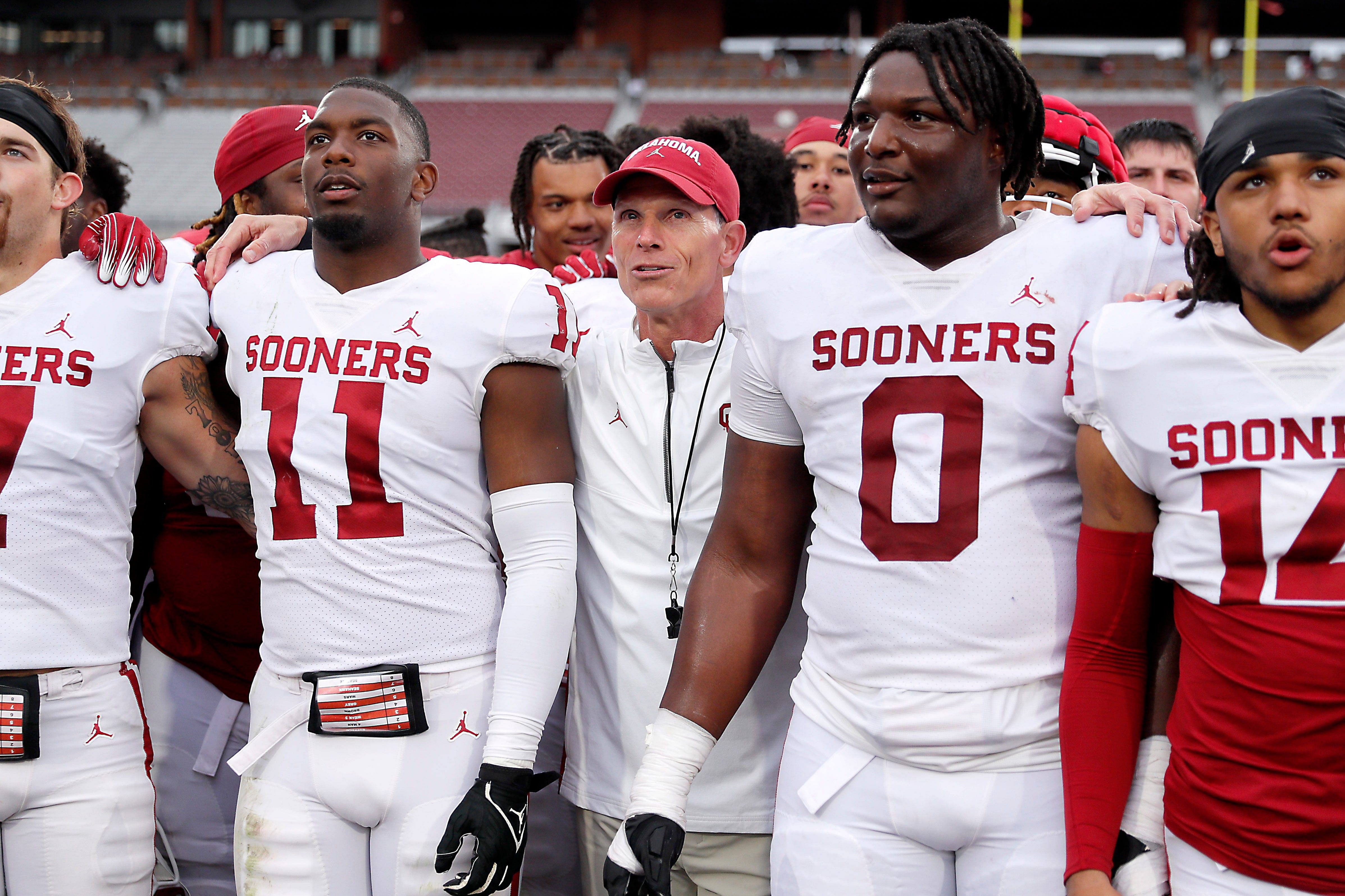 Oklahoma head coach Brent Venables at Oklahoma&#039;s 2024 Spring Game (Image credit: Imagn)