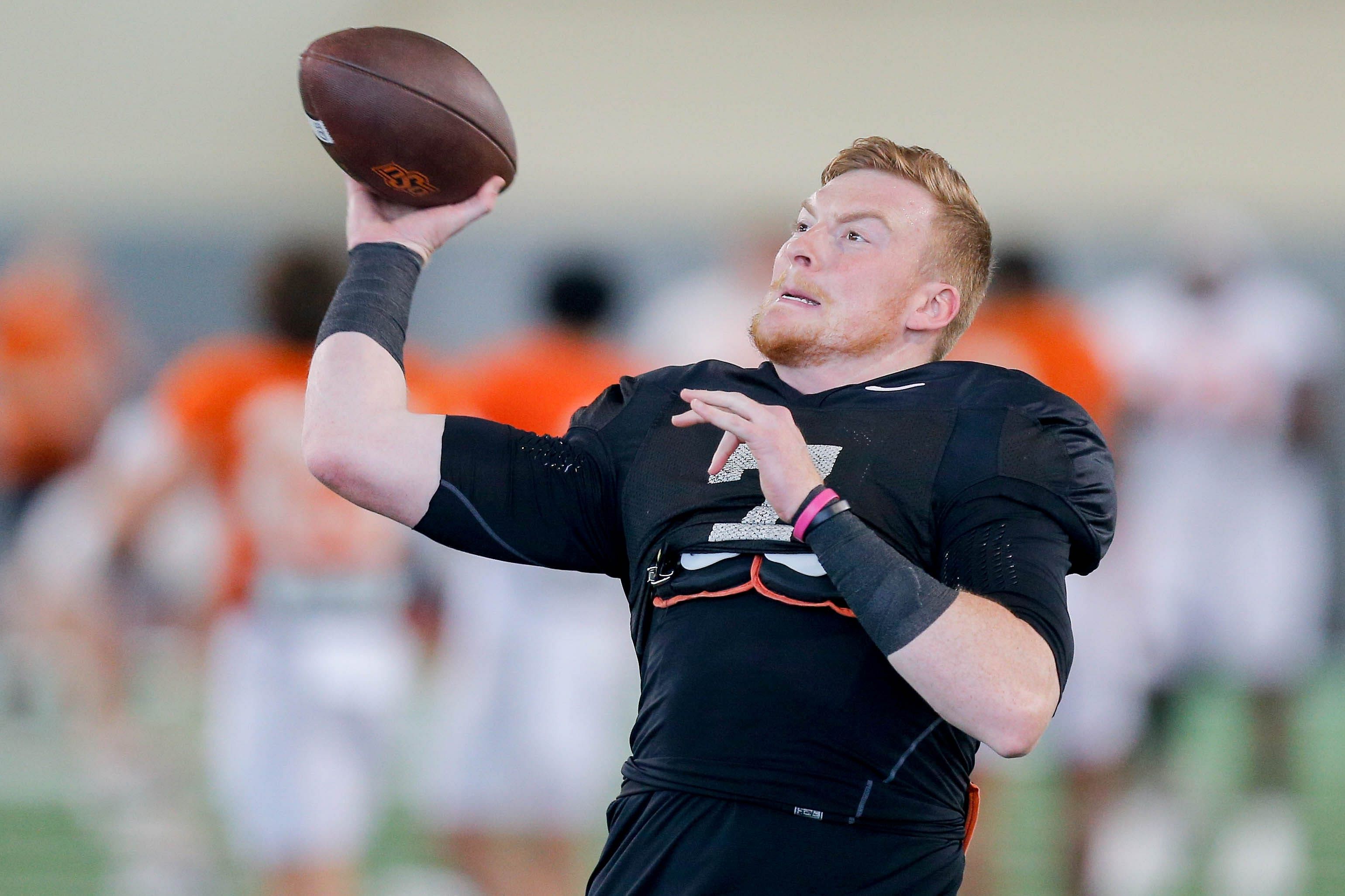 Oklahoma State QB Alan Bowman is a key to the Cowboys&#039; season. (Photo Credit: IMAGN)