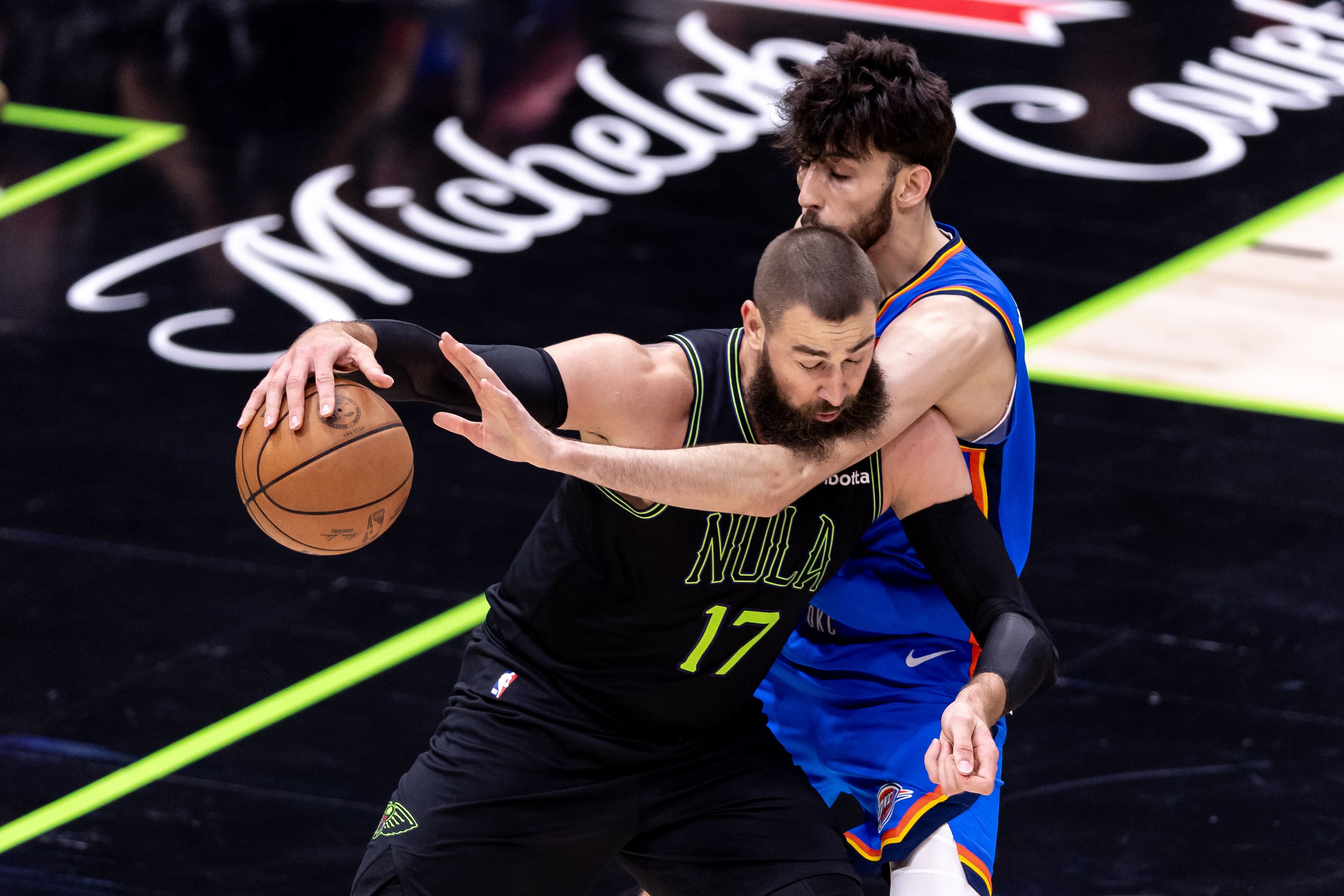 Jonas Valanciunas signed a 3-year, $30 million deal with the Washington Wizards. Image credit: Imagn