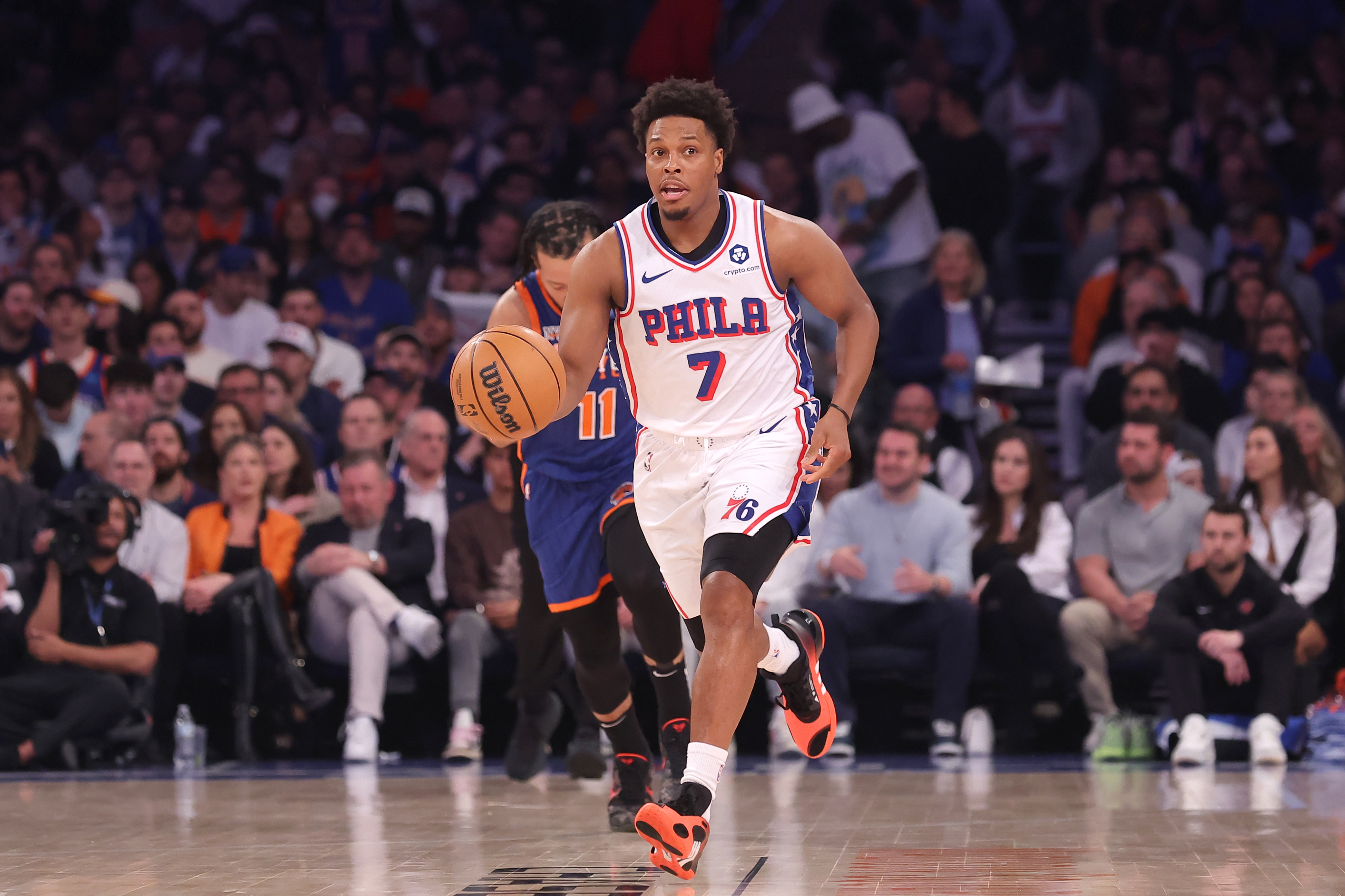 NBA: Playoffs-Philadelphia 76ers at New York Knicks