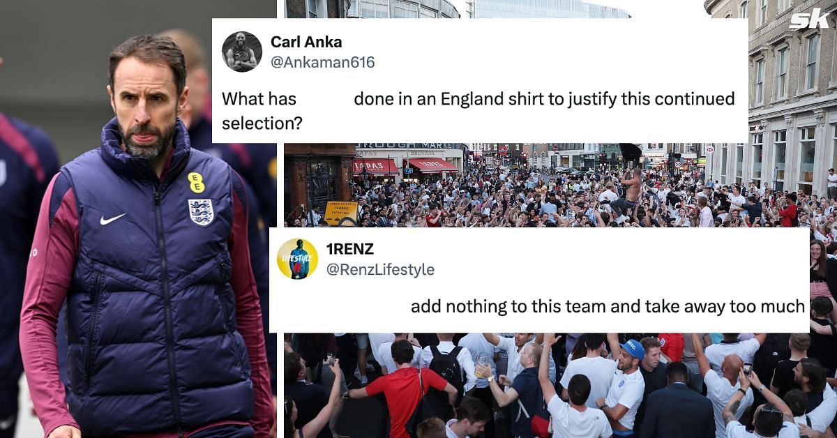 England fans disappointed with Phil Foden (Image Credit: Getty, X users @AnkaMan616 and @RenzLifestyle)