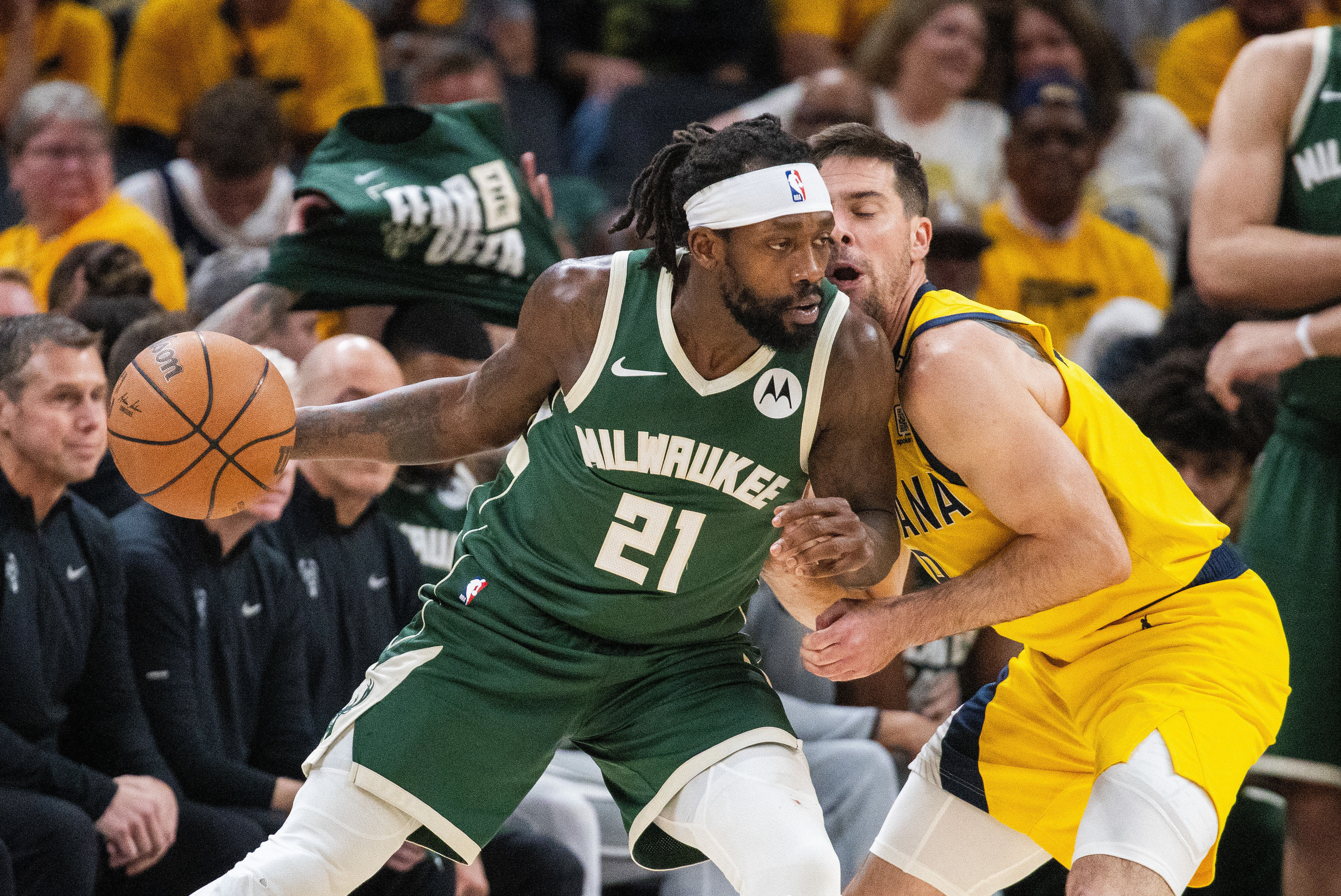 NBA: Playoffs-Milwaukee Bucks at Indiana Pacers