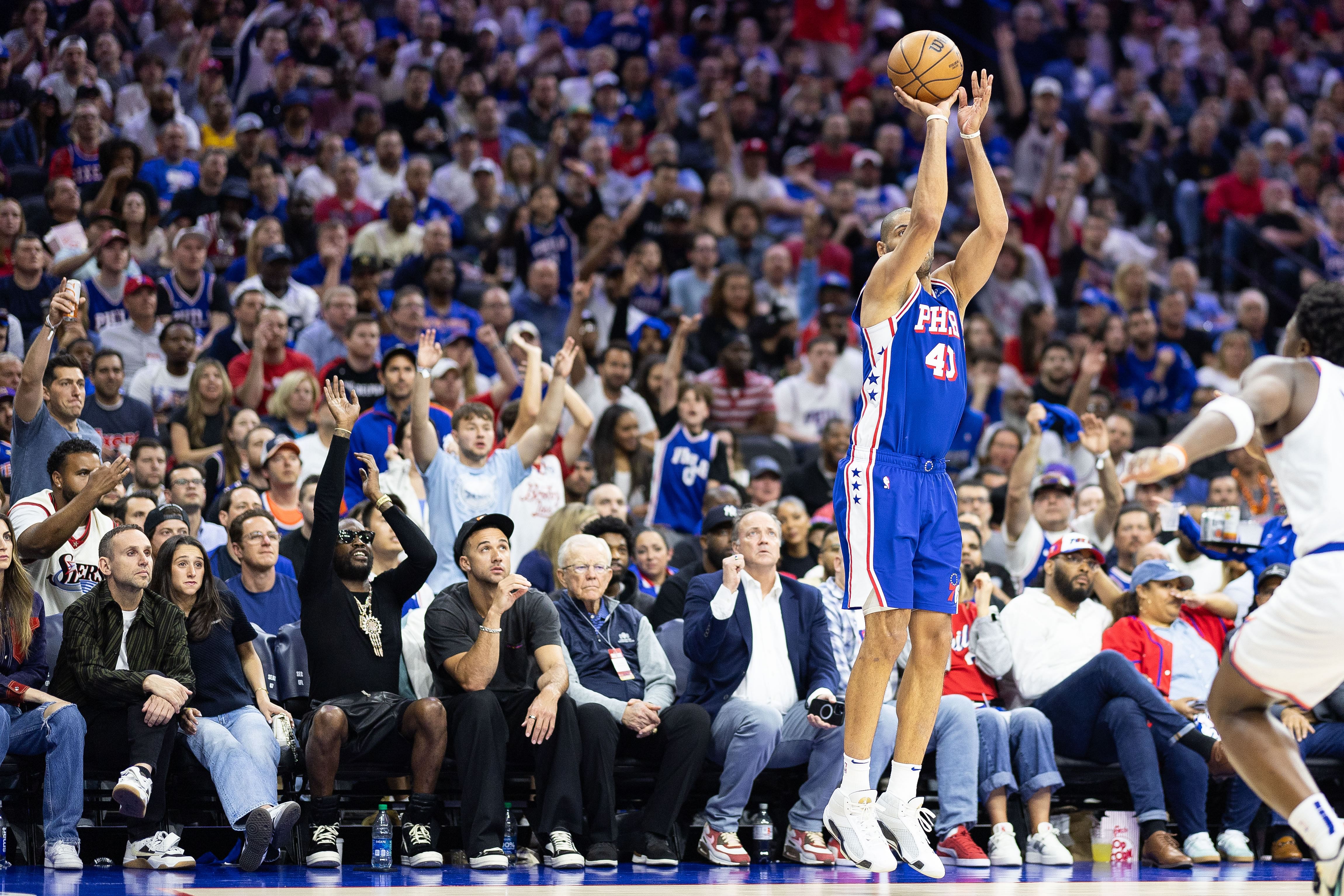 NBA: Playoffs-New York Knicks at Philadelphia 76ers