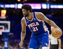 Joel Embiid claims to score 50 points every game under one particular condition: "I get double & triple teamed"