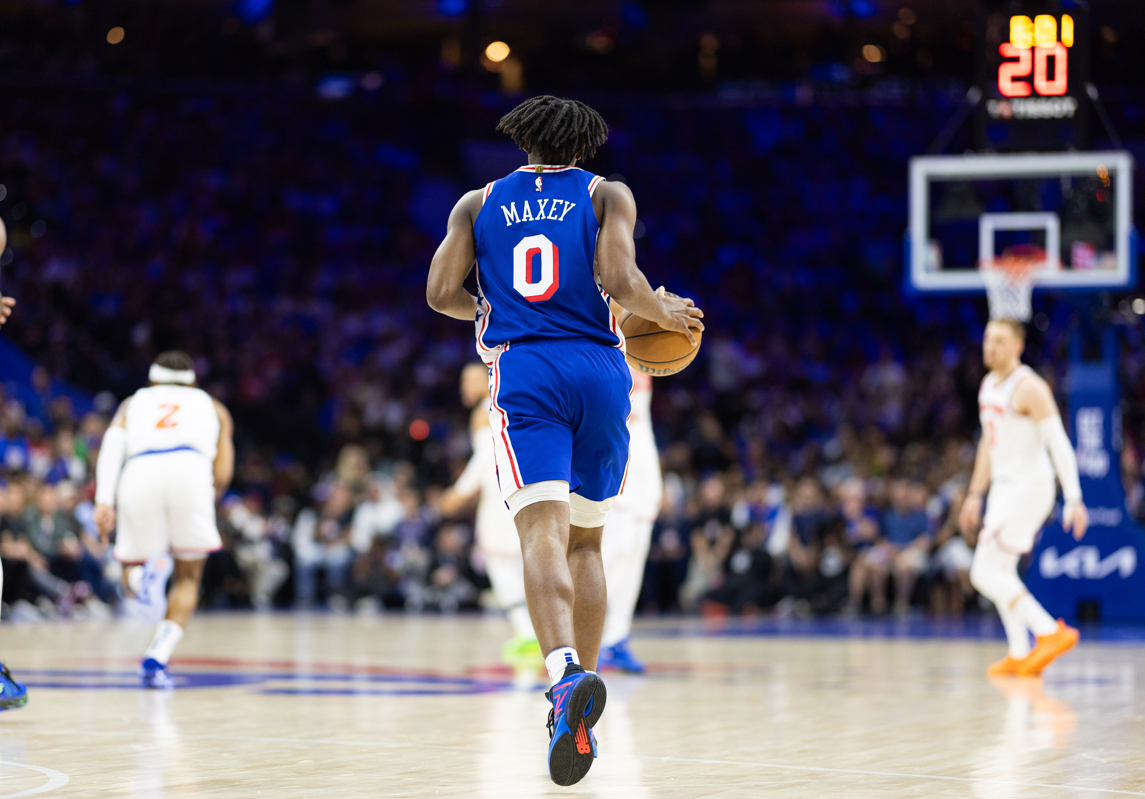 NBA: Playoffs-New York Knicks at Philadelphia 76ers