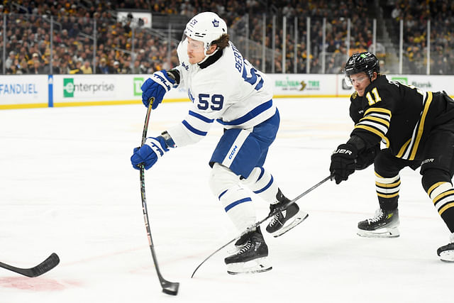 NHL: Stanley Cup Playoffs-Toronto Maple Leafs at Boston Bruins