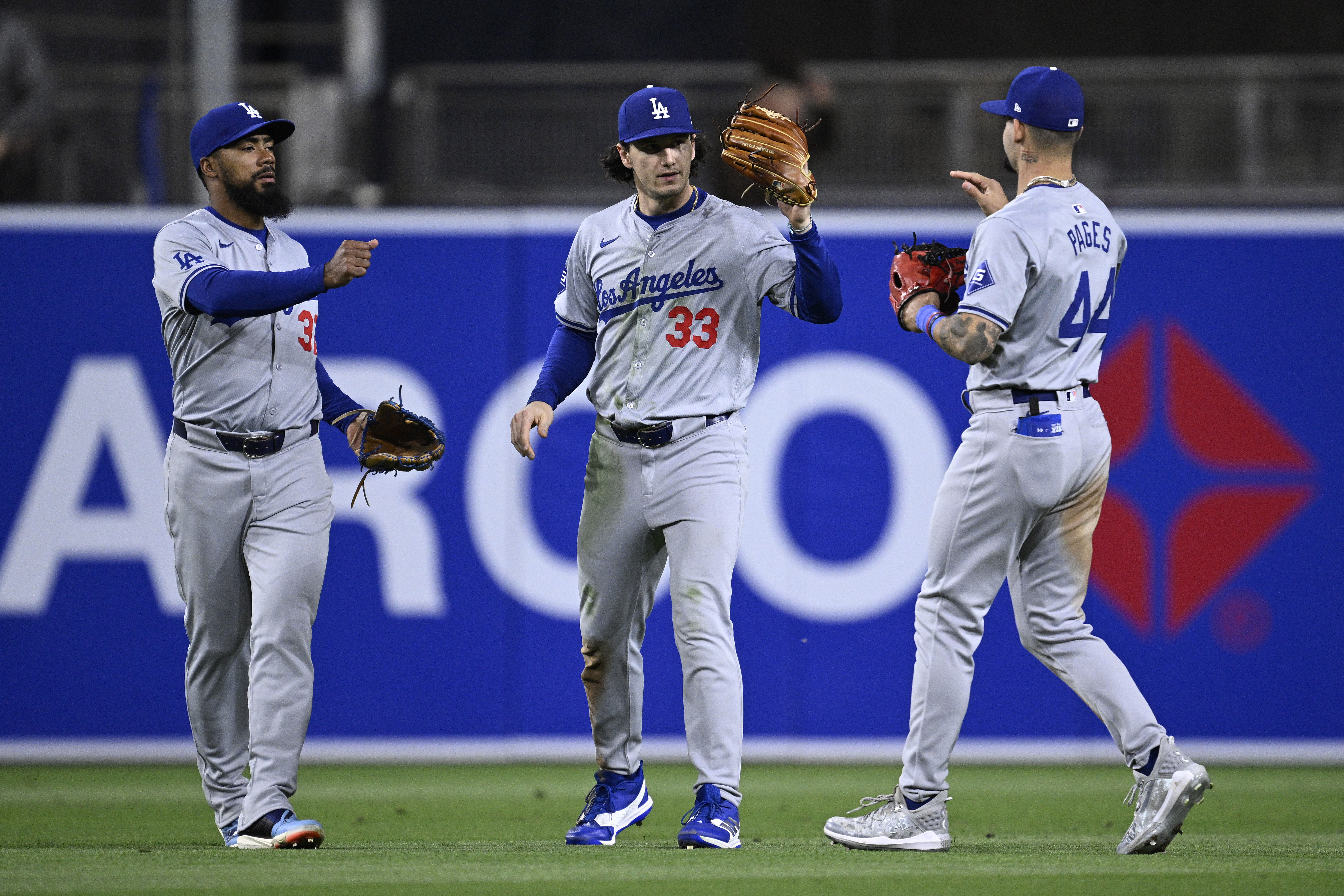 Dave Roberts told reporters that James Outman will play centerfield when he&#039;s on the field with Andy Pages and Teoscar Hernandez at the corners.