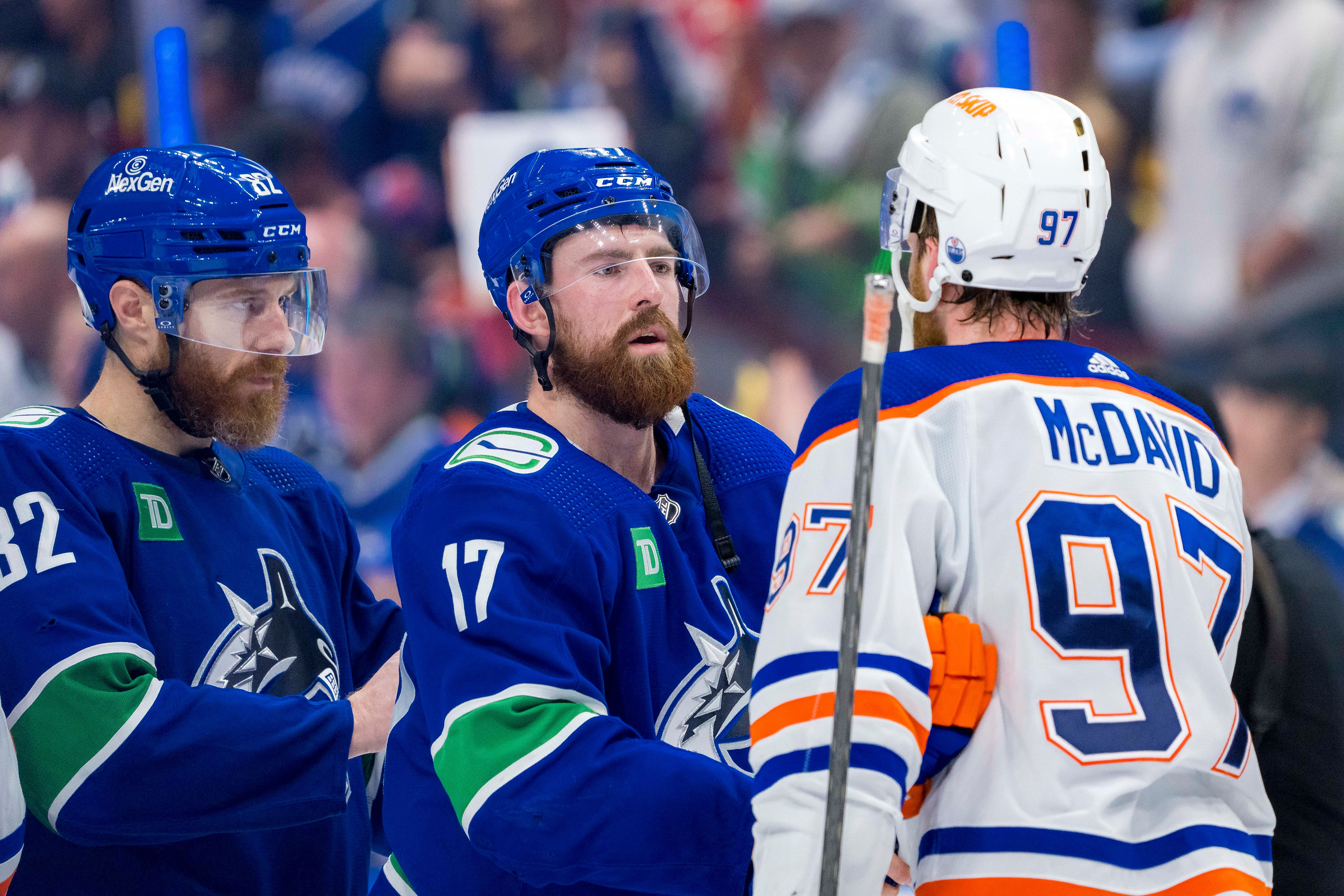 NHL: Stanley Cup Playoffs-Edmonton Oilers at Vancouver Canucks