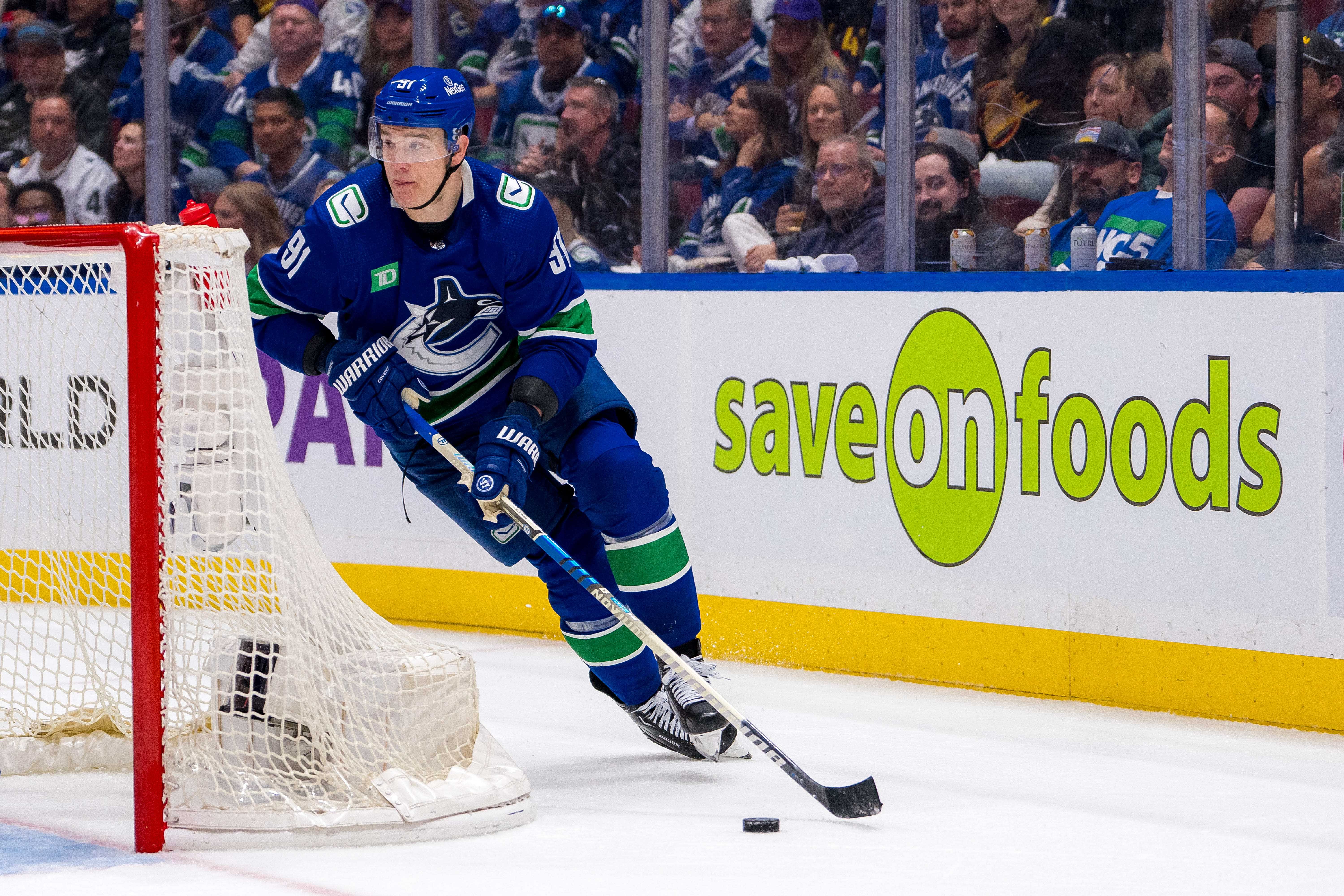 NHL: Stanley Cup Playoffs-Edmonton Oilers at Vancouver Canucks